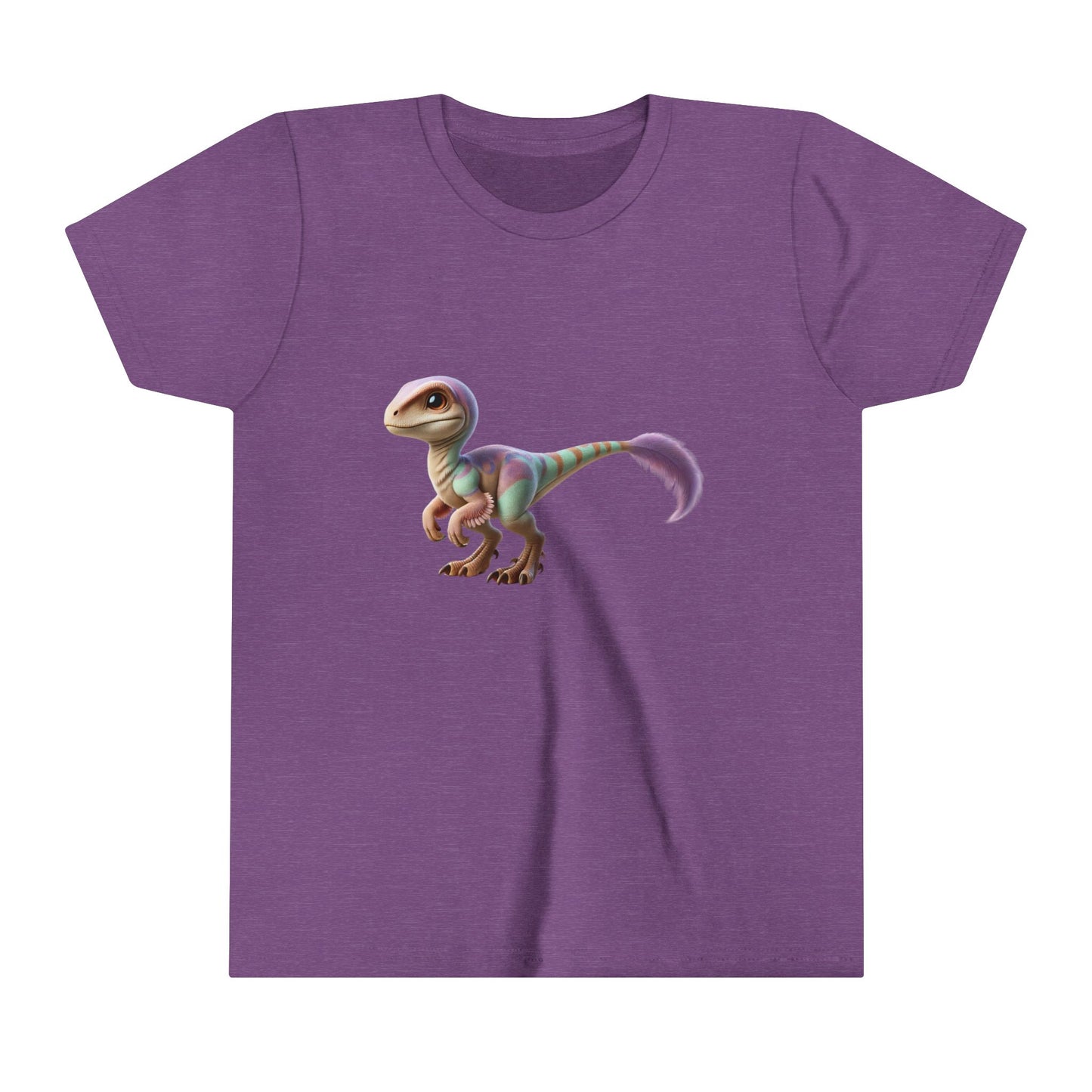 Youth Dreamy Pastel Velociraptor Tee β Soft & Stylish Dino Vibes in Lavender & Mint! π¦ππΏ - Unisex Jersey Short Sleeve Tee Super Comfy Dino T-Shirt Gift