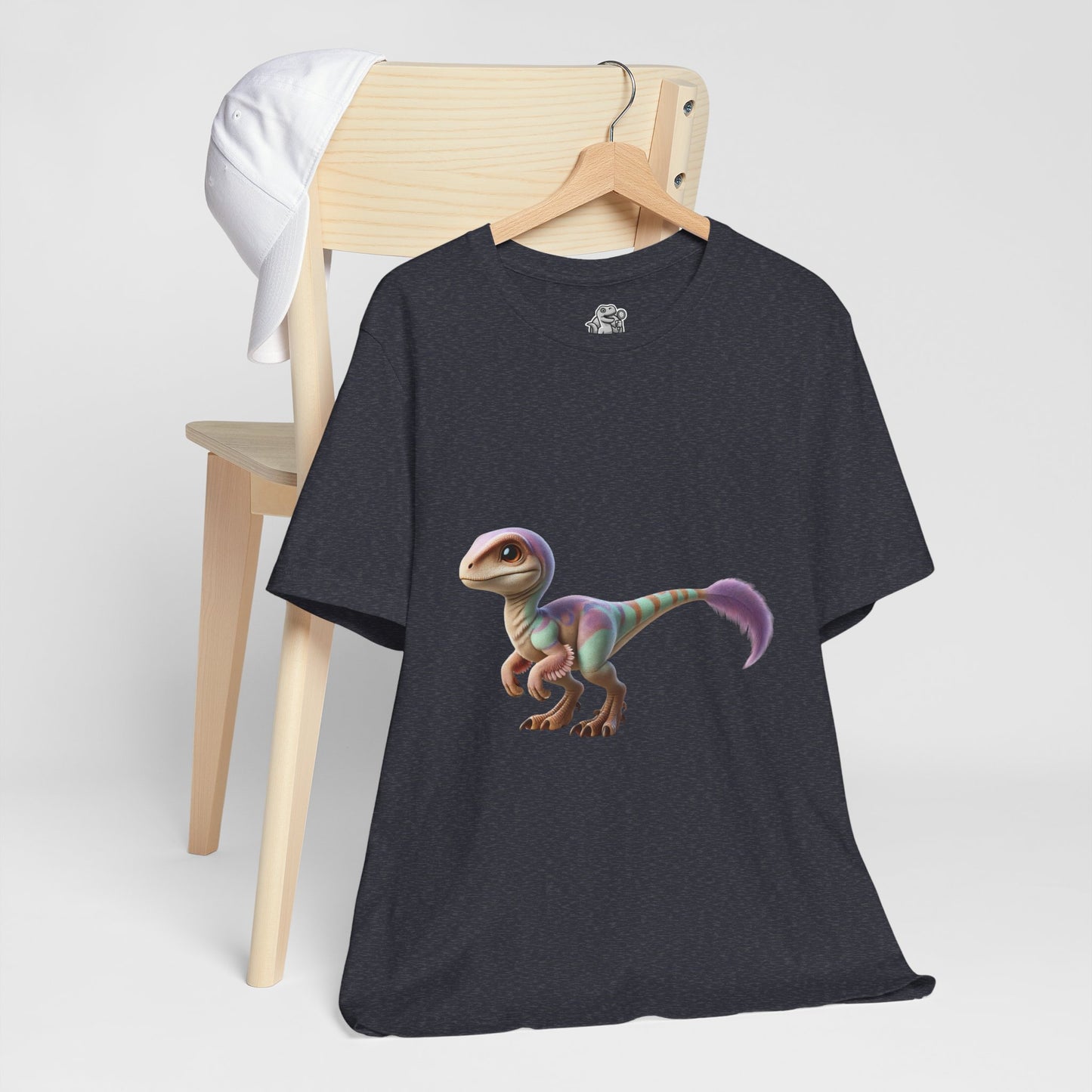 Dreamy Pastel Velociraptor Tee β Soft & Stylish Dino Vibes in Lavender & Mint! π¦ππΏ - Unisex Jersey Short Sleeve Tee Super Comfy Dino T-Shirt Gift