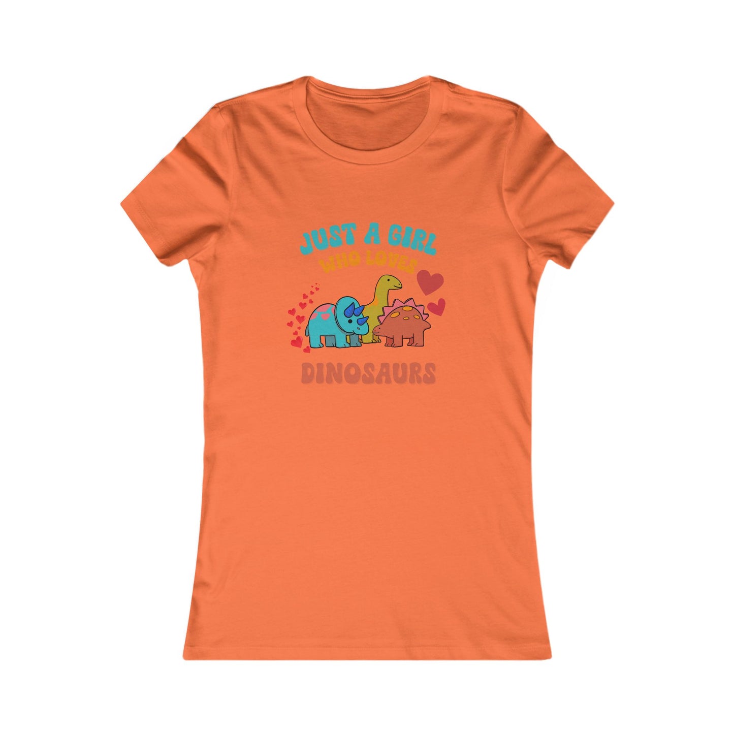 Just a Girl Who Loves Dinosaurs Womens fit Short Sleeve Tee Stem for Women and Girls who Love Dinosaurs tshirts T-Shirt