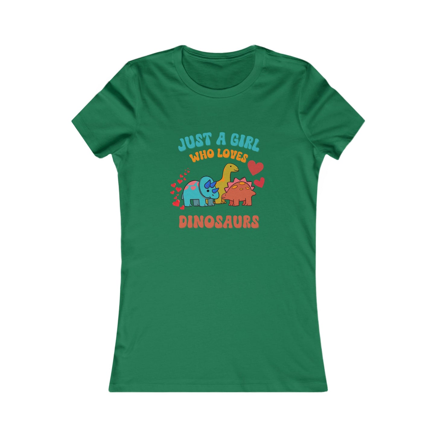 Just a Girl Who Loves Dinosaurs Womens fit Short Sleeve Tee Stem for Women and Girls who Love Dinosaurs tshirts T-Shirt