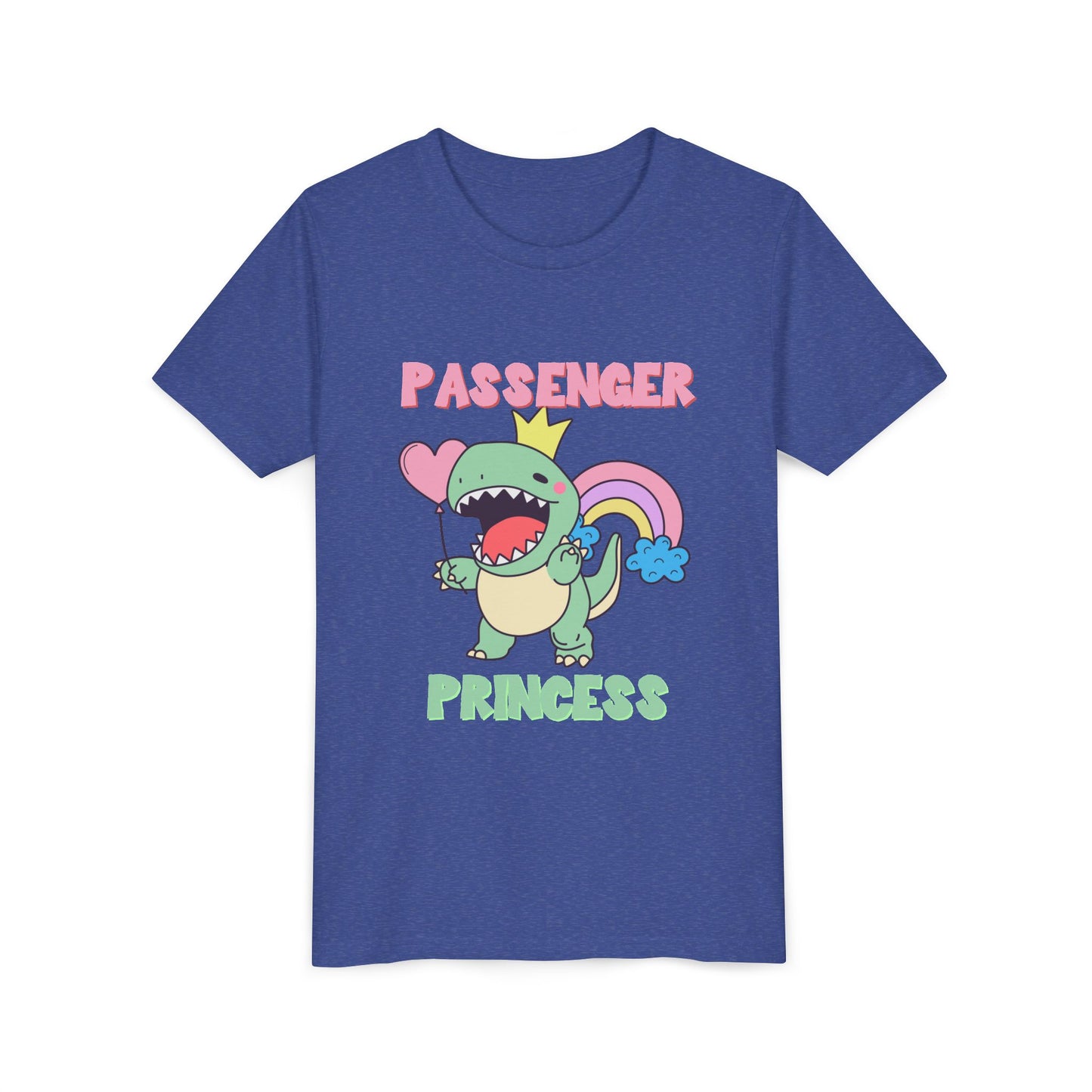 Passenger Princess Rex Youth Size T-Shirt for kids who love dinosaurs