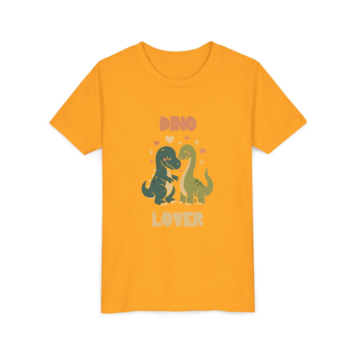 Prehistoric Pair of Dino Lover Tee Youth Size T-Shirt for kids who love dinosaurs