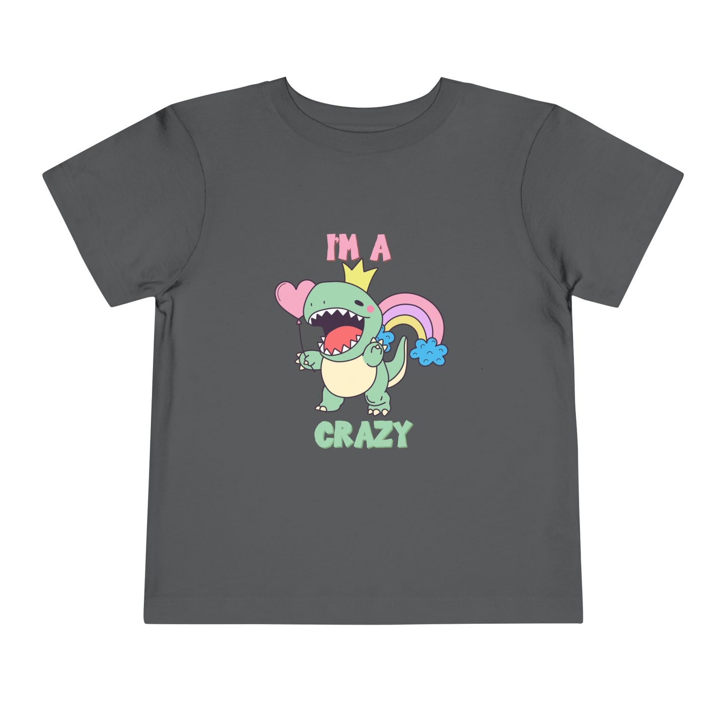 Crazy Cretaceous Cutie Toddler Size T-Shirt for kids who love dinosaurs