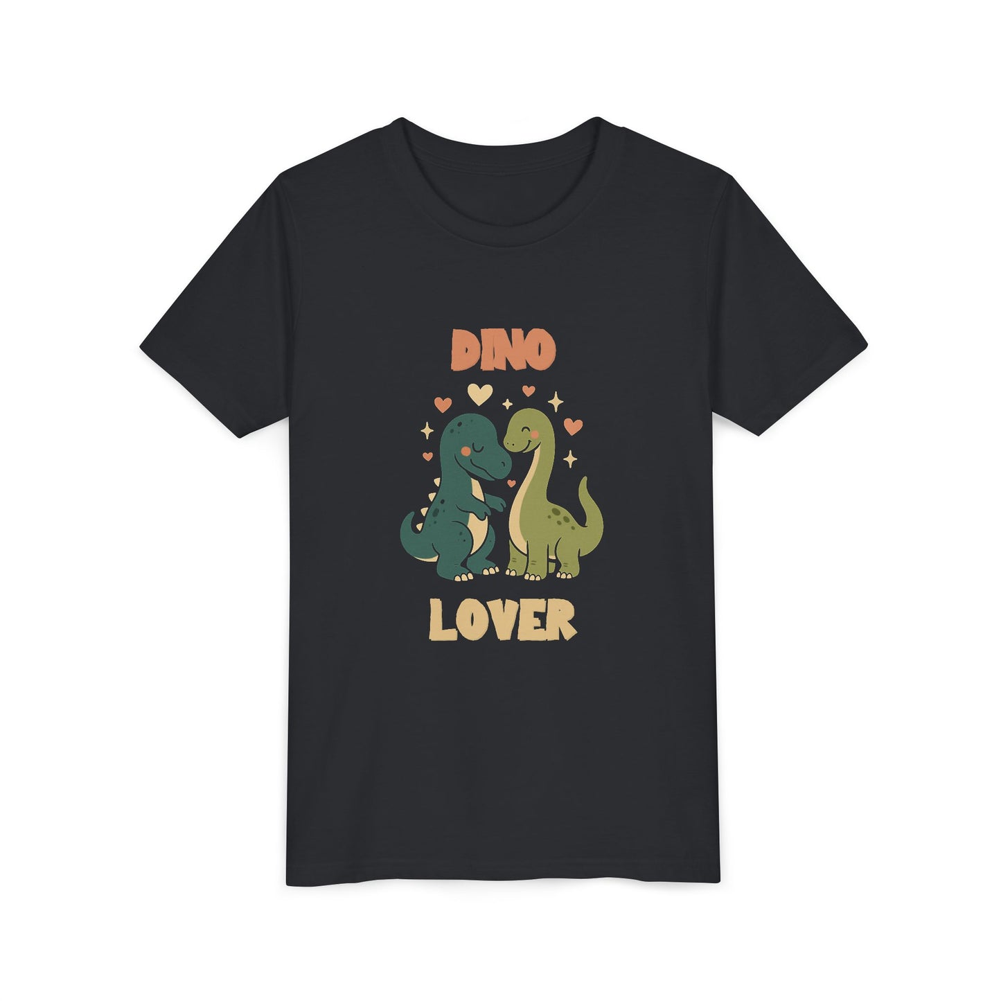 Prehistoric Pair of Dino Lover Tee Youth Size T-Shirt for kids who love dinosaurs