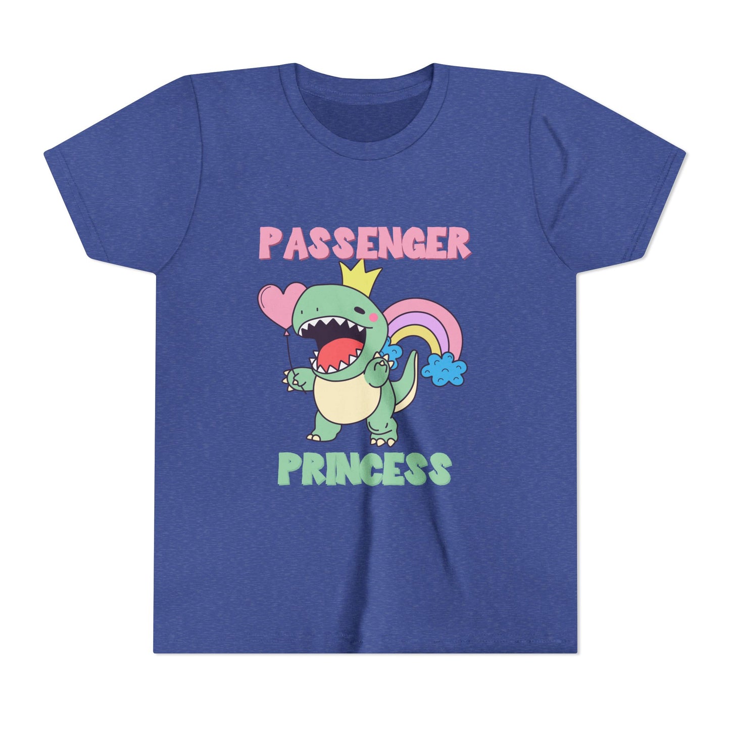 Passenger Princess Rex Youth Size T-Shirt for kids who love dinosaurs