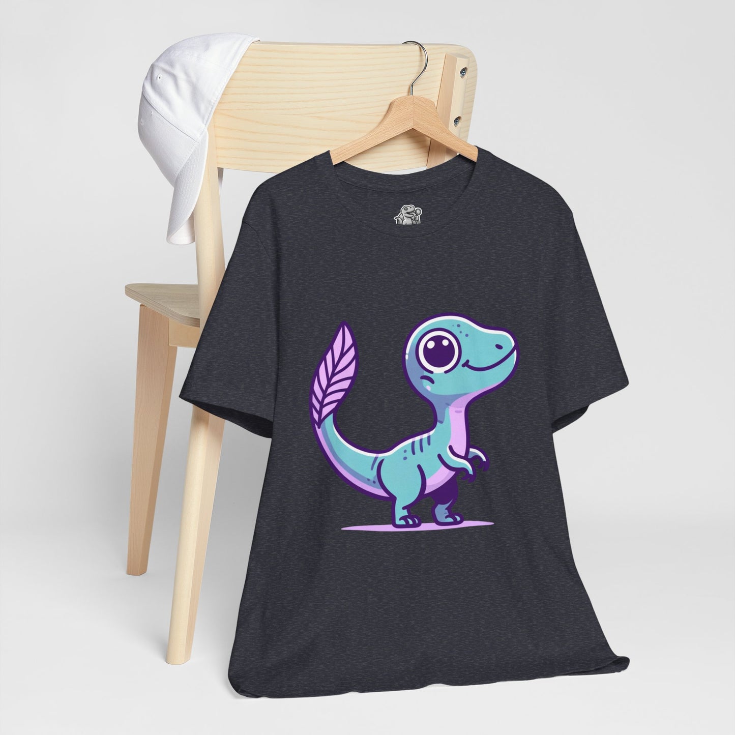 Adorable Pastel Velociraptor Tee β Cute Dino Vibes in Aqua & Lavender! π¦ππ - Unisex Jersey Short Sleeve Tee Super Comfy Dino T-Shirt Gift