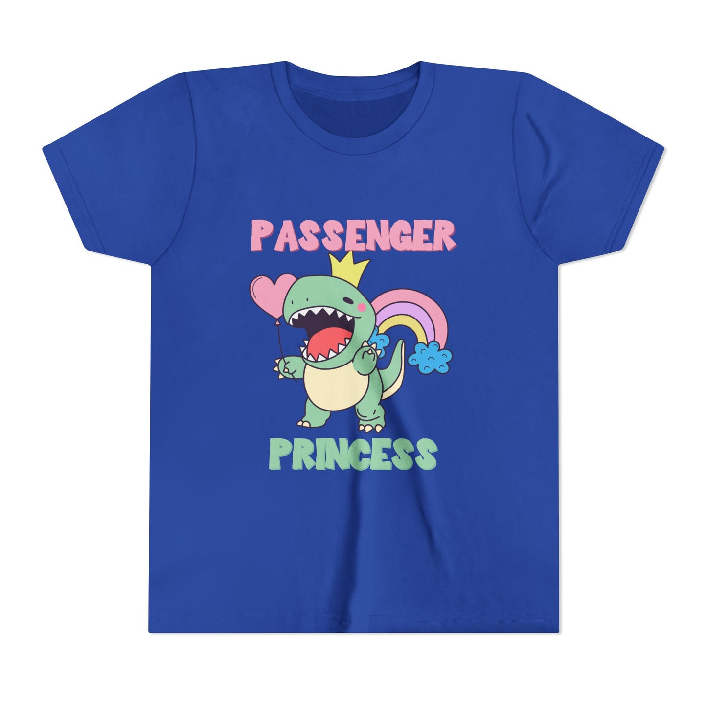Passenger Princess Rex Youth Size T-Shirt for kids who love dinosaurs