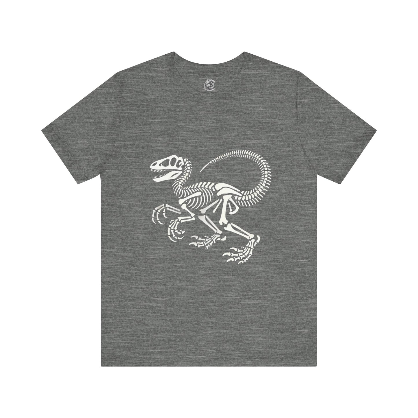 Classic Velociraptor Skeleton Tee β Bold Fossil Design for Dino Fans! π¦π¦΄βοΈ - Unisex Jersey Short Sleeve Tee Super Comfy Dino T-Shirt Gift