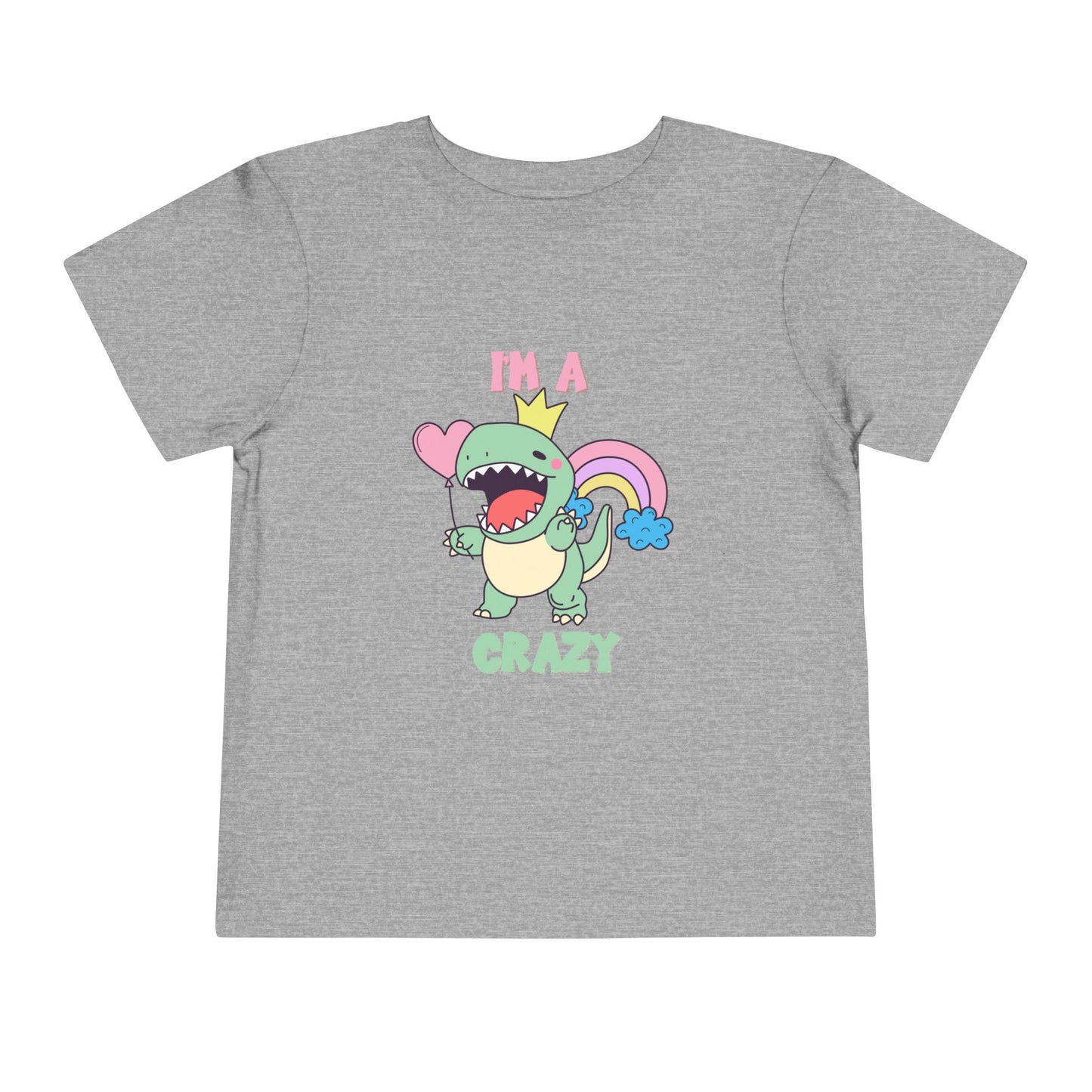 Crazy Cretaceous Cutie Toddler Size T-Shirt for kids who love dinosaurs