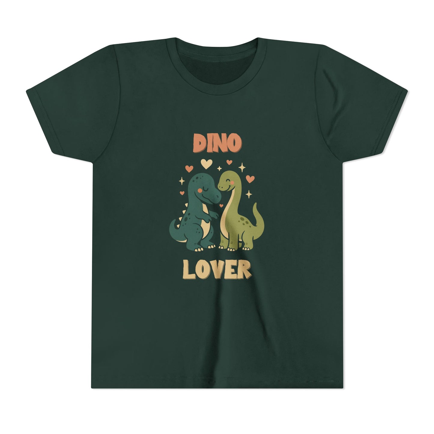 Prehistoric Pair of Dino Lover Tee Youth Size T-Shirt for kids who love dinosaurs