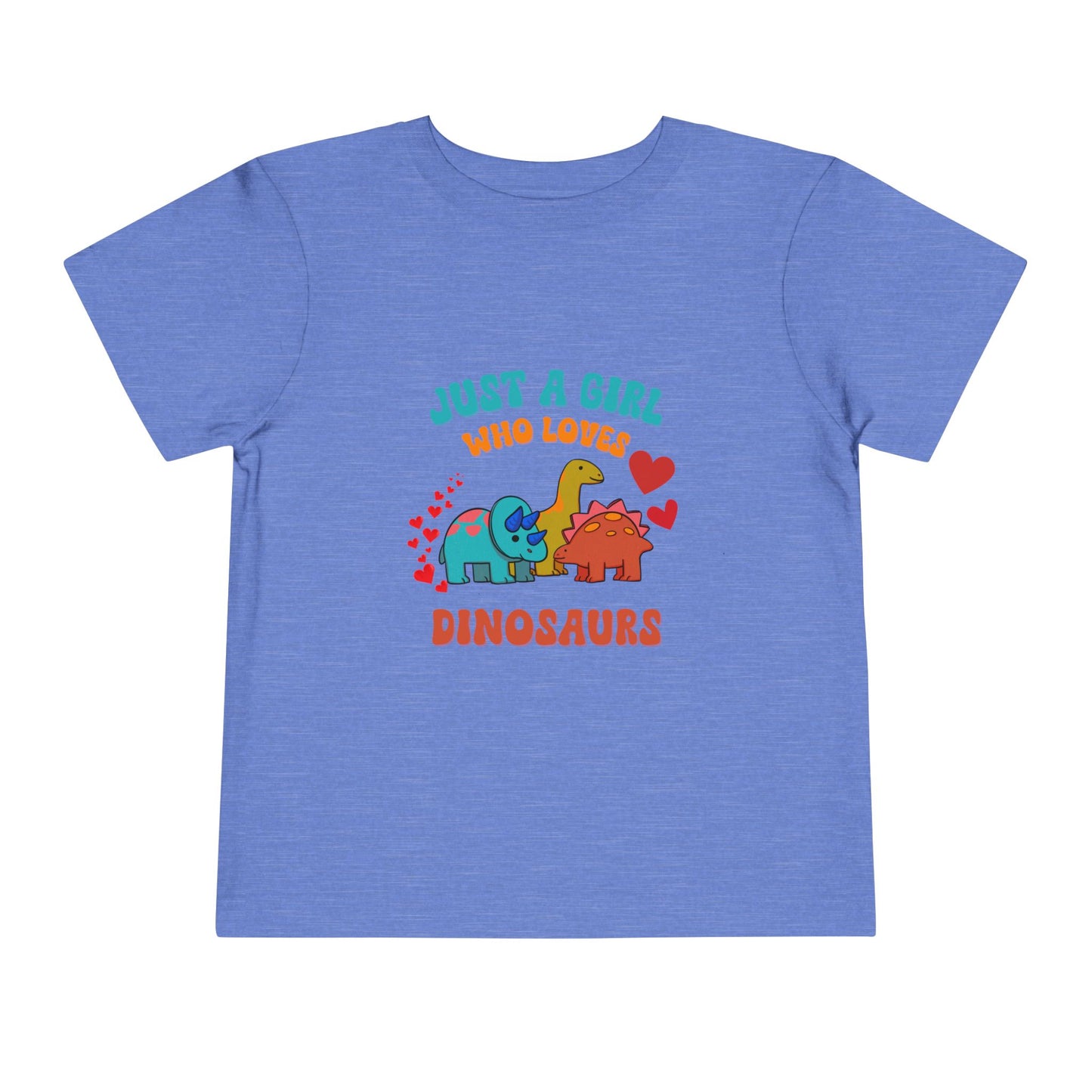 Just a Girl Who Loves Dinosaurs Toddler Size T-Shirt Stem children who Love Dinosaurs Tshirts
