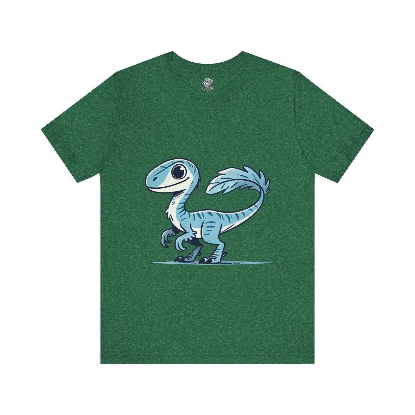 Charming Blue Velociraptor Tee β Cool Dino Style with a Playful Twist! π¦πβοΈ - Unisex Jersey Short Sleeve Tee Super Comfy Dino T-Shirt Gift