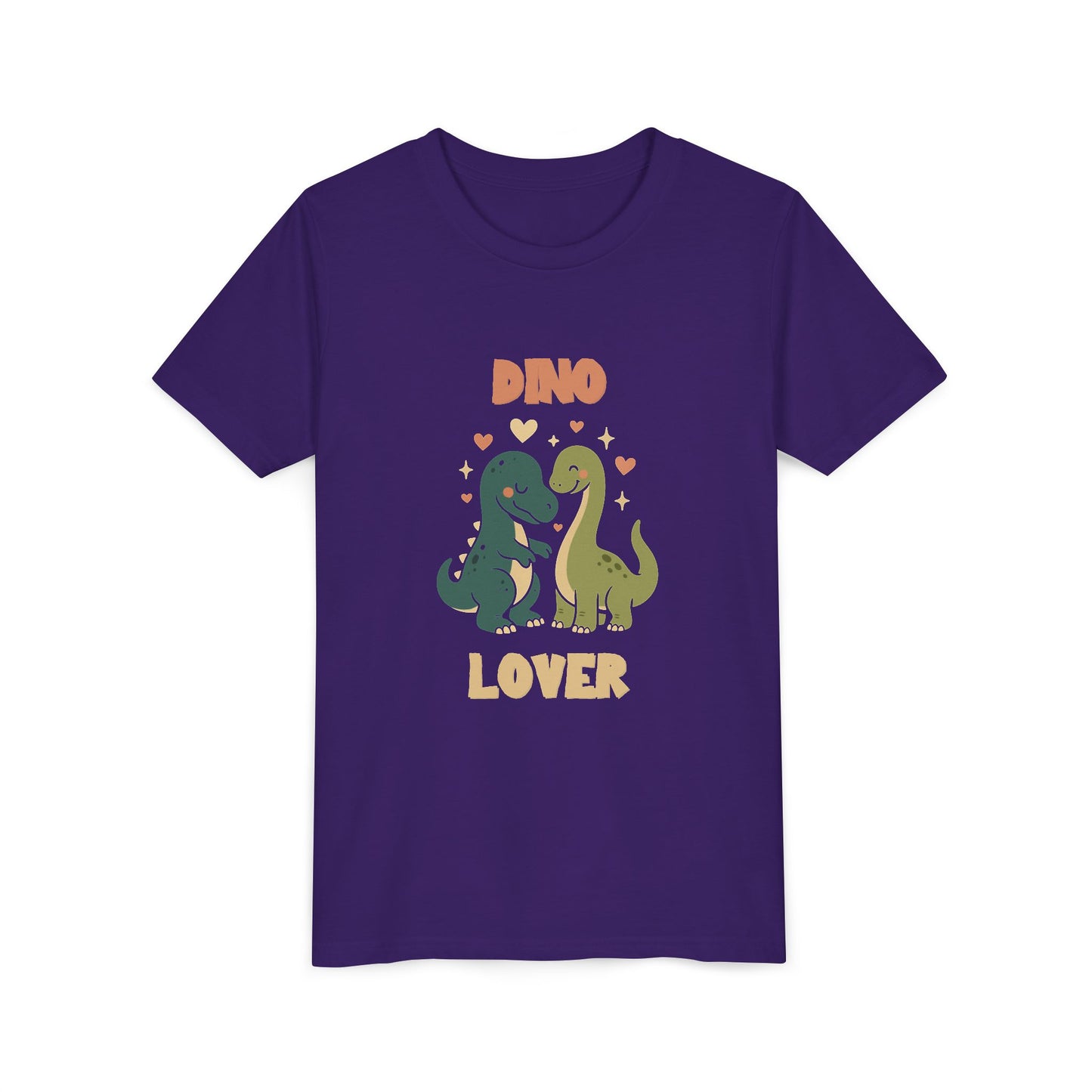 Prehistoric Pair of Dino Lover Tee Youth Size T-Shirt for kids who love dinosaurs