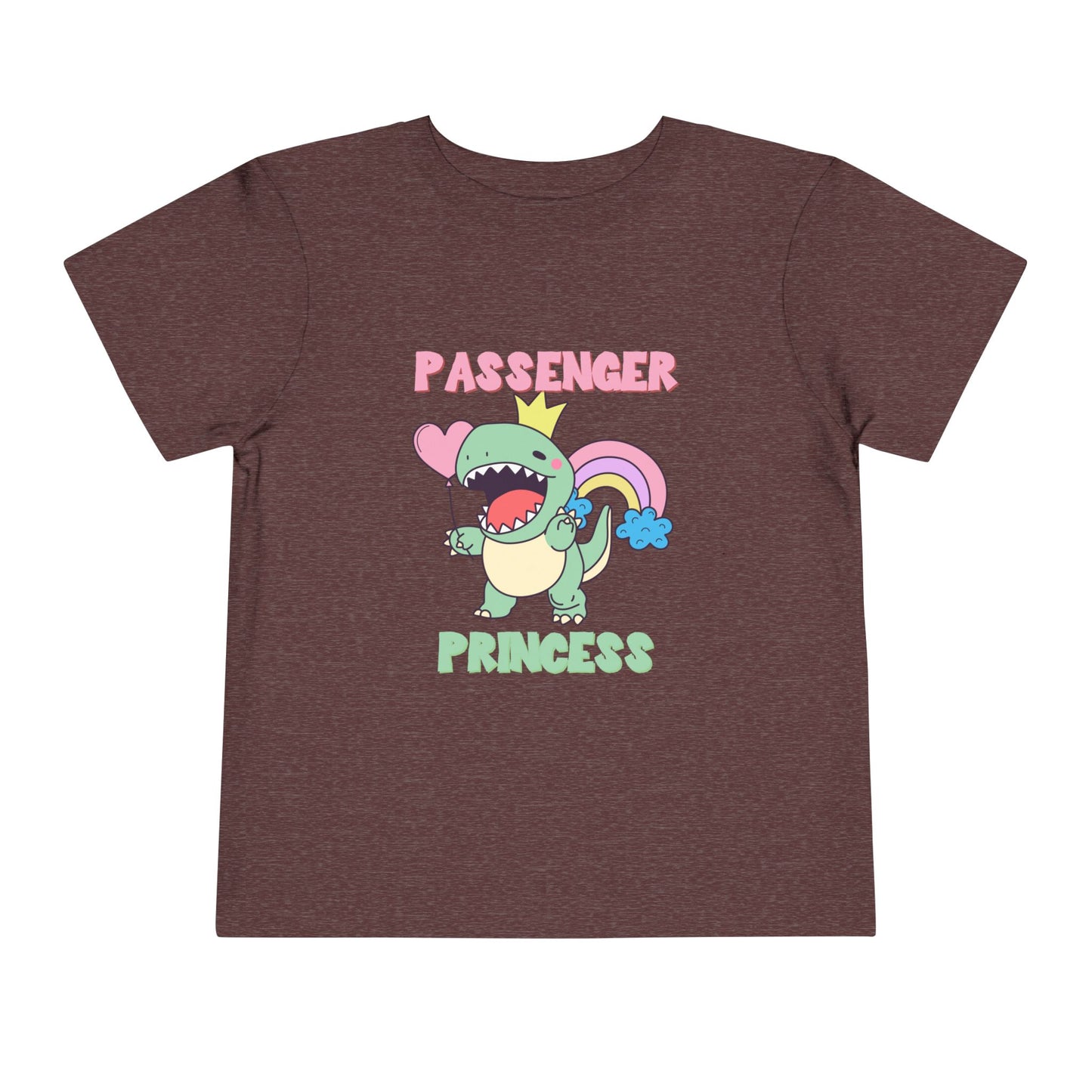 Passenger Princess Rex Toddler Size T-Shirt for kids who love dinosaurs