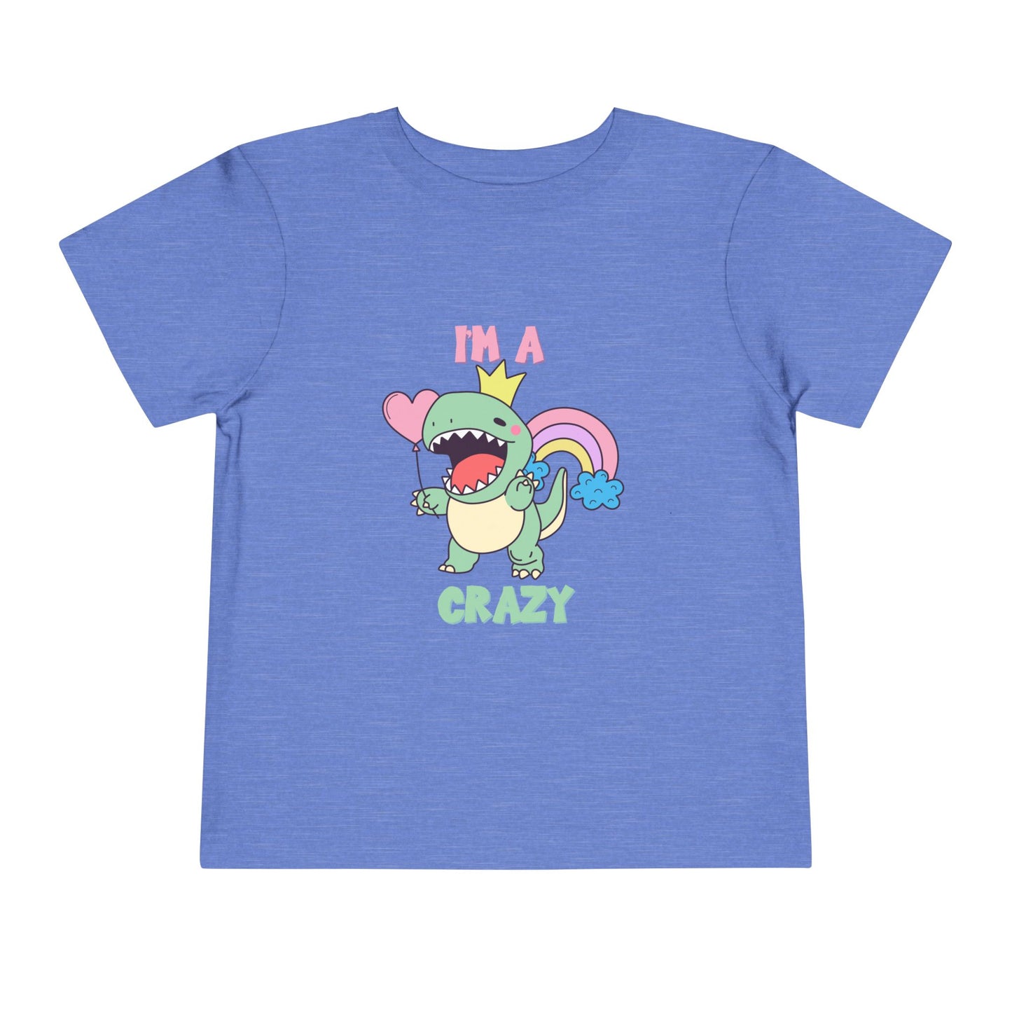 Crazy Cretaceous Cutie Toddler Size T-Shirt for kids who love dinosaurs