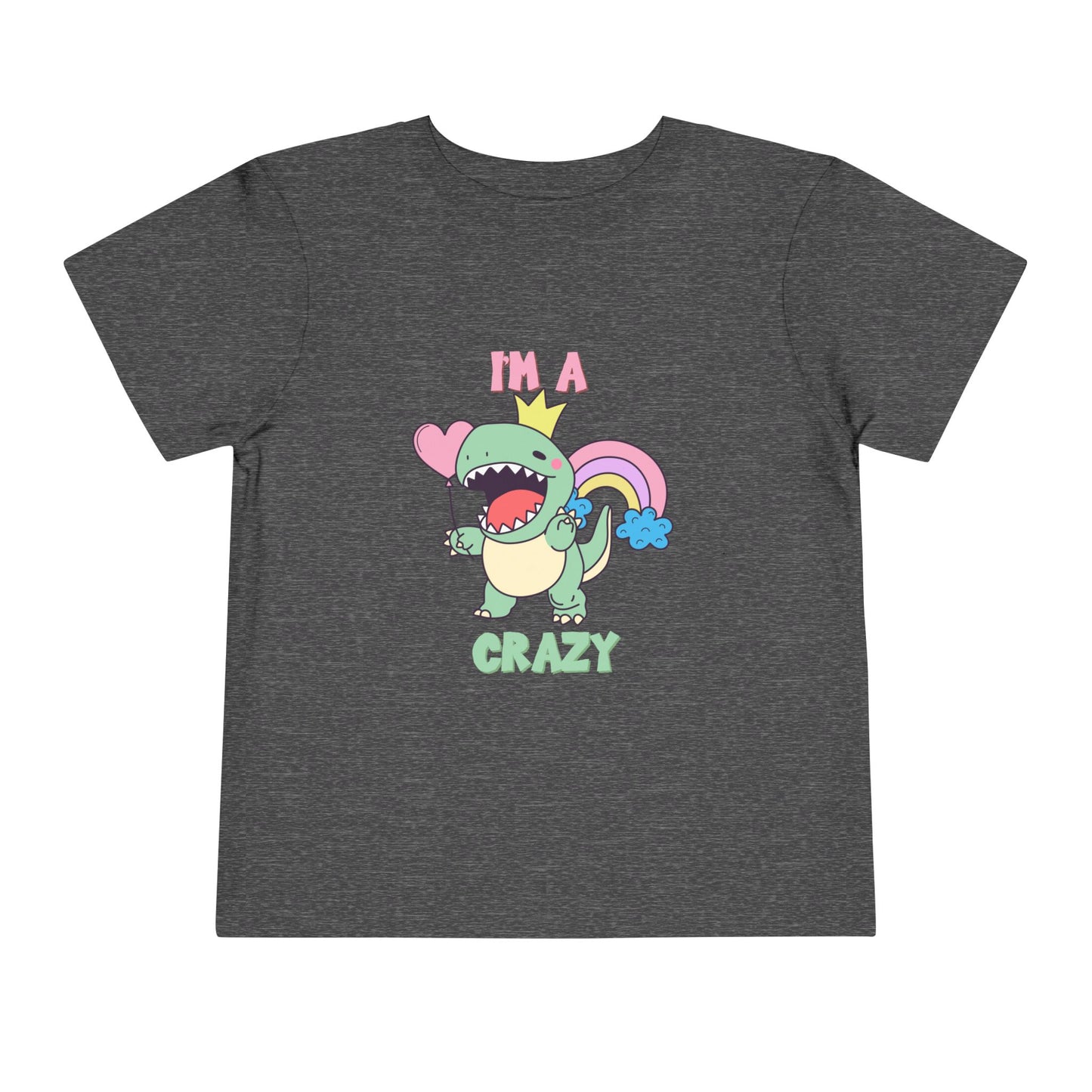 Crazy Cretaceous Cutie Toddler Size T-Shirt for kids who love dinosaurs