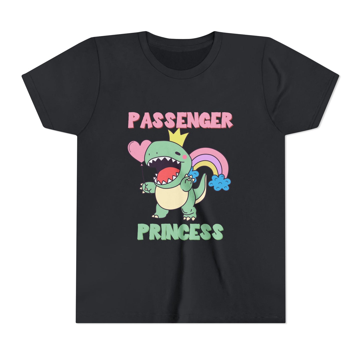 Passenger Princess Rex Youth Size T-Shirt for kids who love dinosaurs