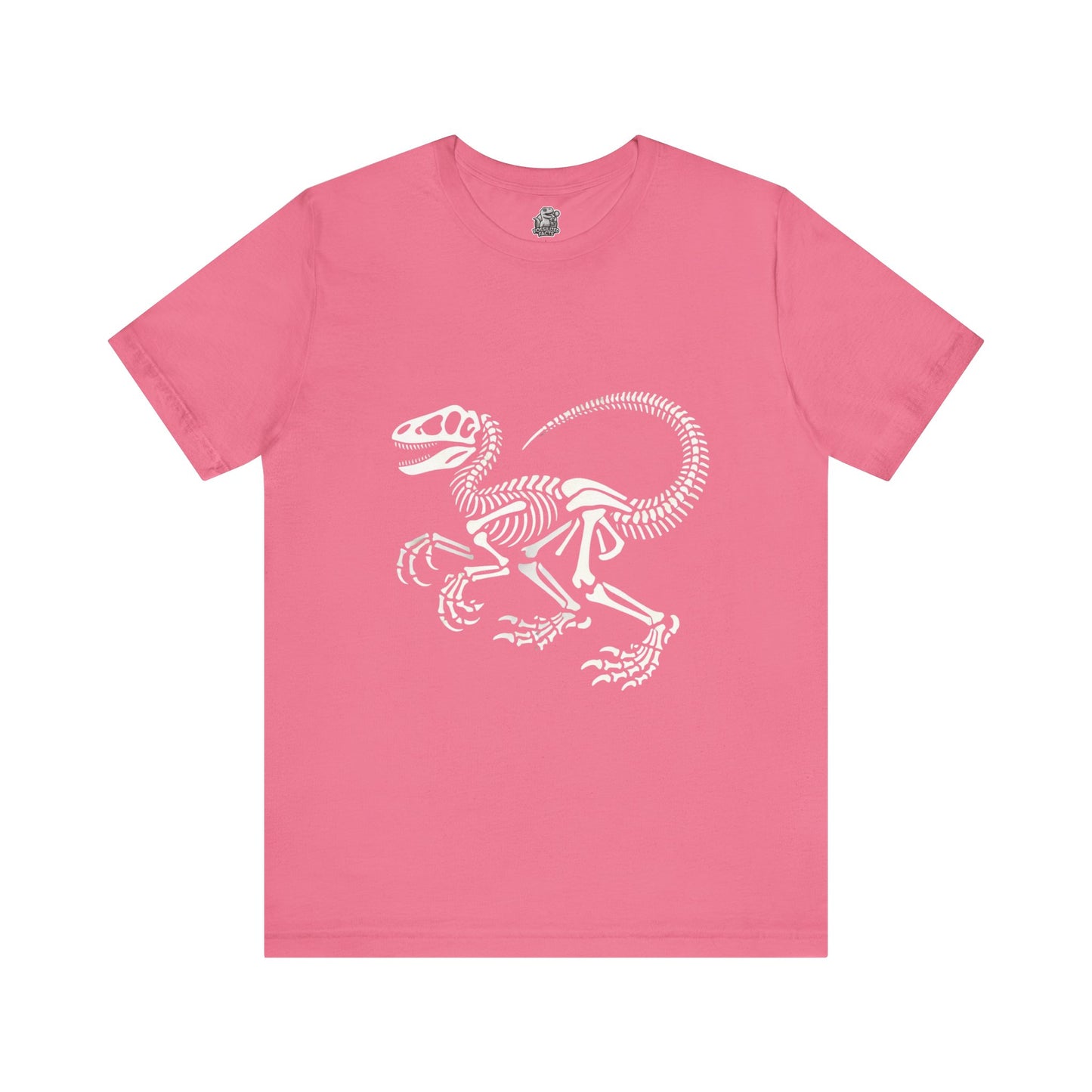 Classic Velociraptor Skeleton Tee β Bold Fossil Design for Dino Fans! π¦π¦΄βοΈ - Unisex Jersey Short Sleeve Tee Super Comfy Dino T-Shirt Gift