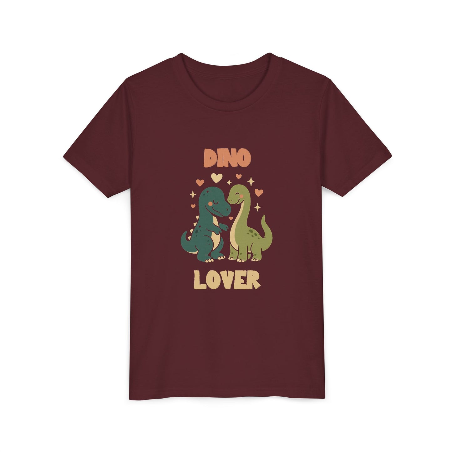 Prehistoric Pair of Dino Lover Tee Youth Size T-Shirt for kids who love dinosaurs