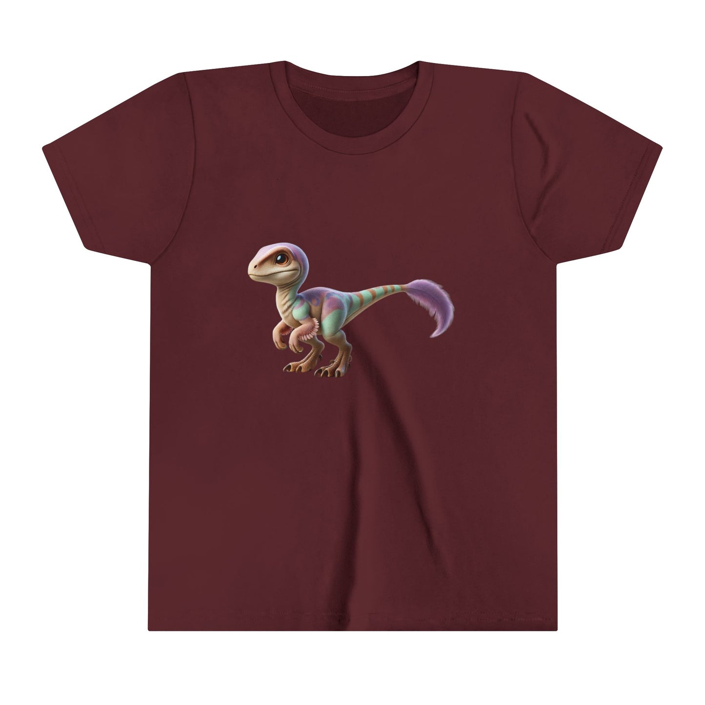 Youth Dreamy Pastel Velociraptor Tee β Soft & Stylish Dino Vibes in Lavender & Mint! π¦ππΏ - Unisex Jersey Short Sleeve Tee Super Comfy Dino T-Shirt Gift