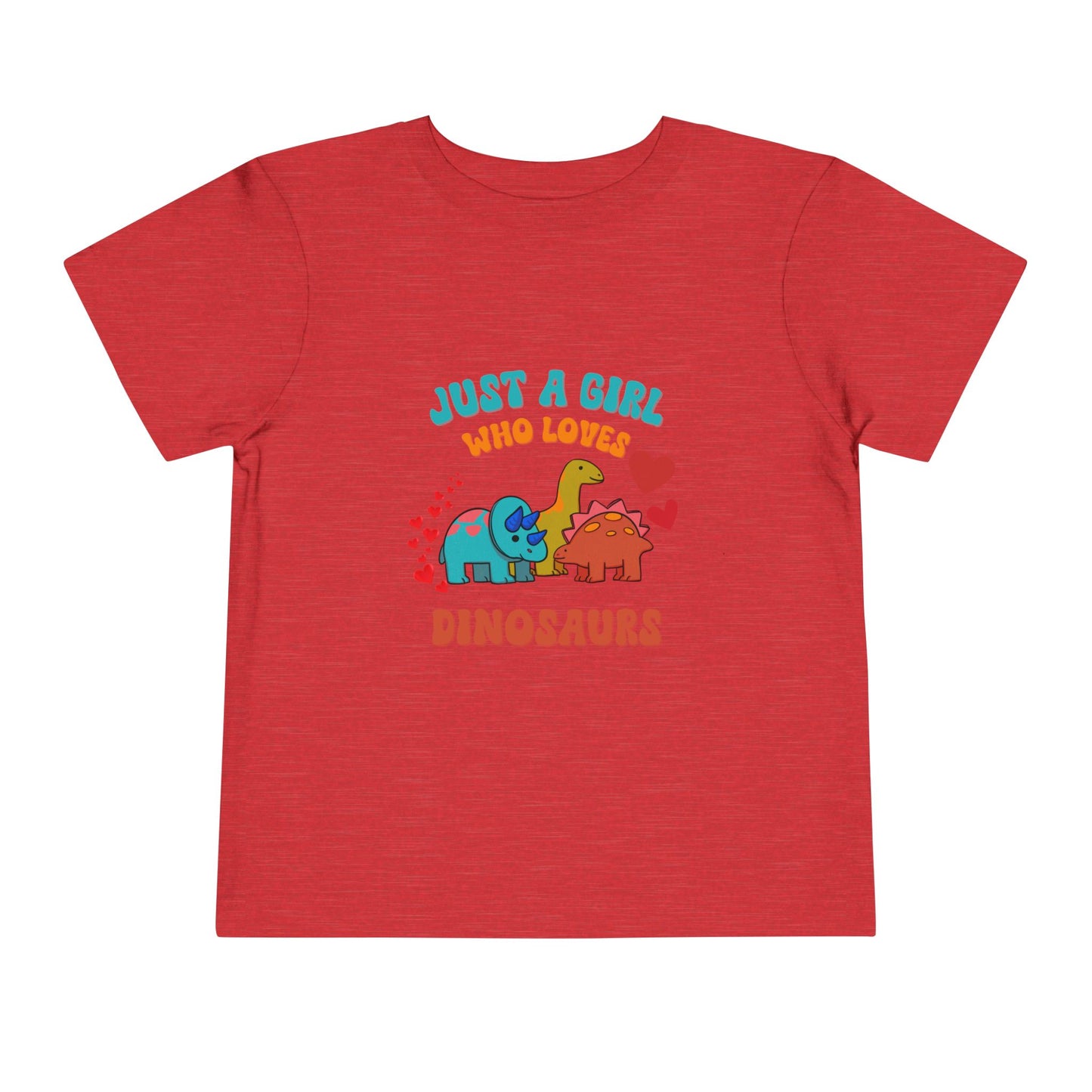 Just a Girl Who Loves Dinosaurs Toddler Size T-Shirt Stem children who Love Dinosaurs Tshirts