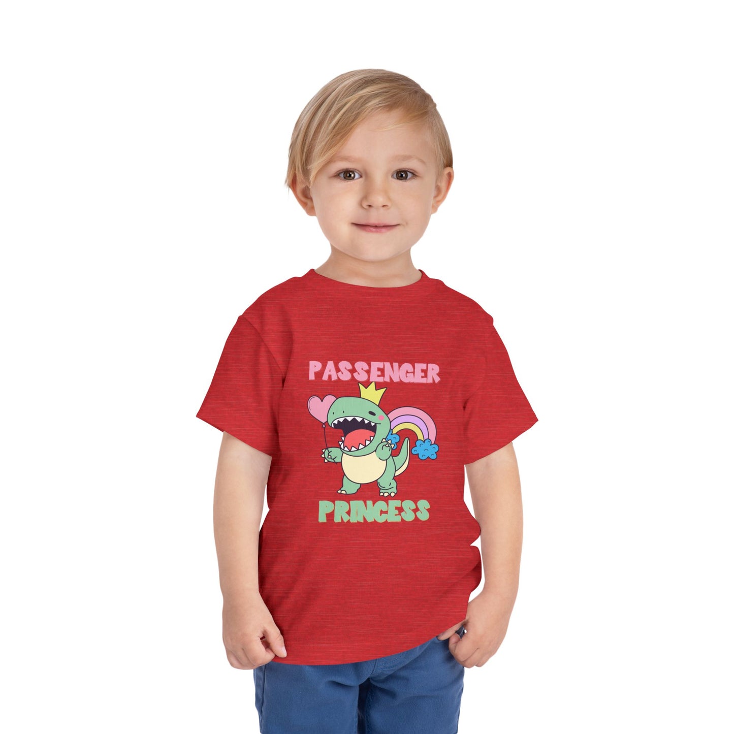 Passenger Princess Rex Toddler Size T-Shirt for kids who love dinosaurs
