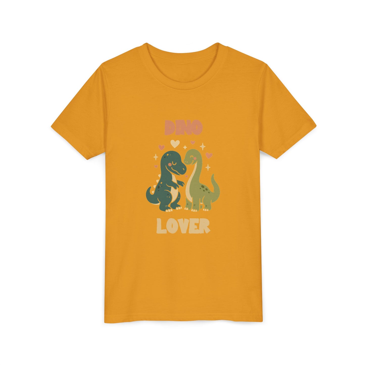 Prehistoric Pair of Dino Lover Tee Youth Size T-Shirt for kids who love dinosaurs