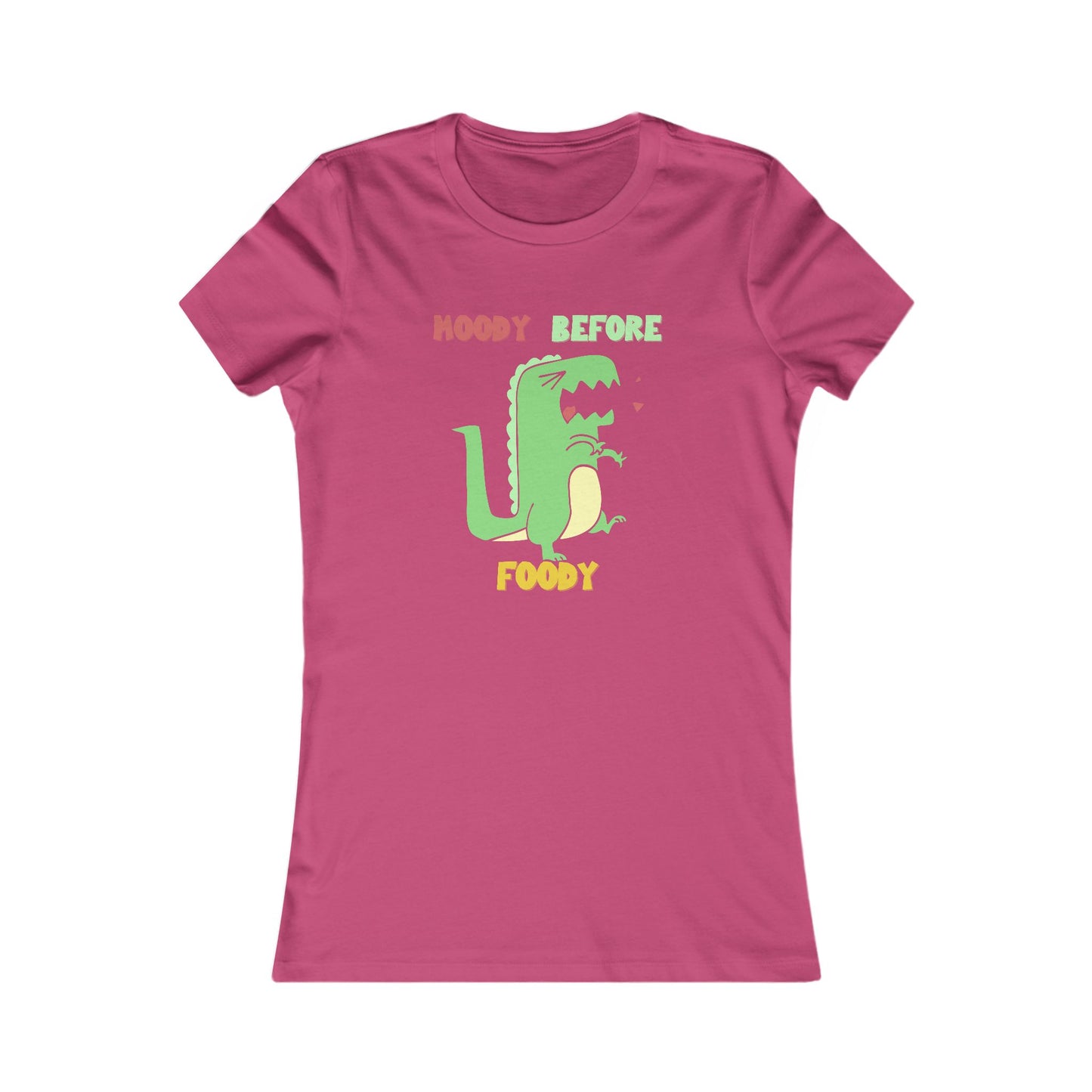 Moody Before Foody Cute Dino T Shirt