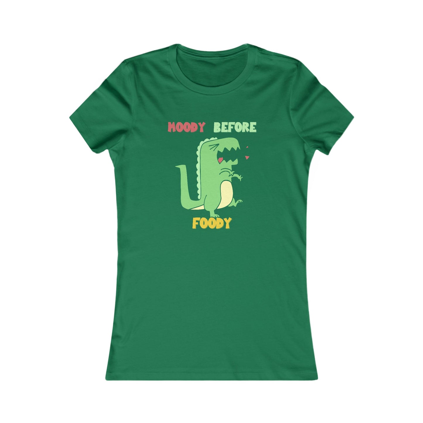 Moody Before Foody Cute Dino T Shirt