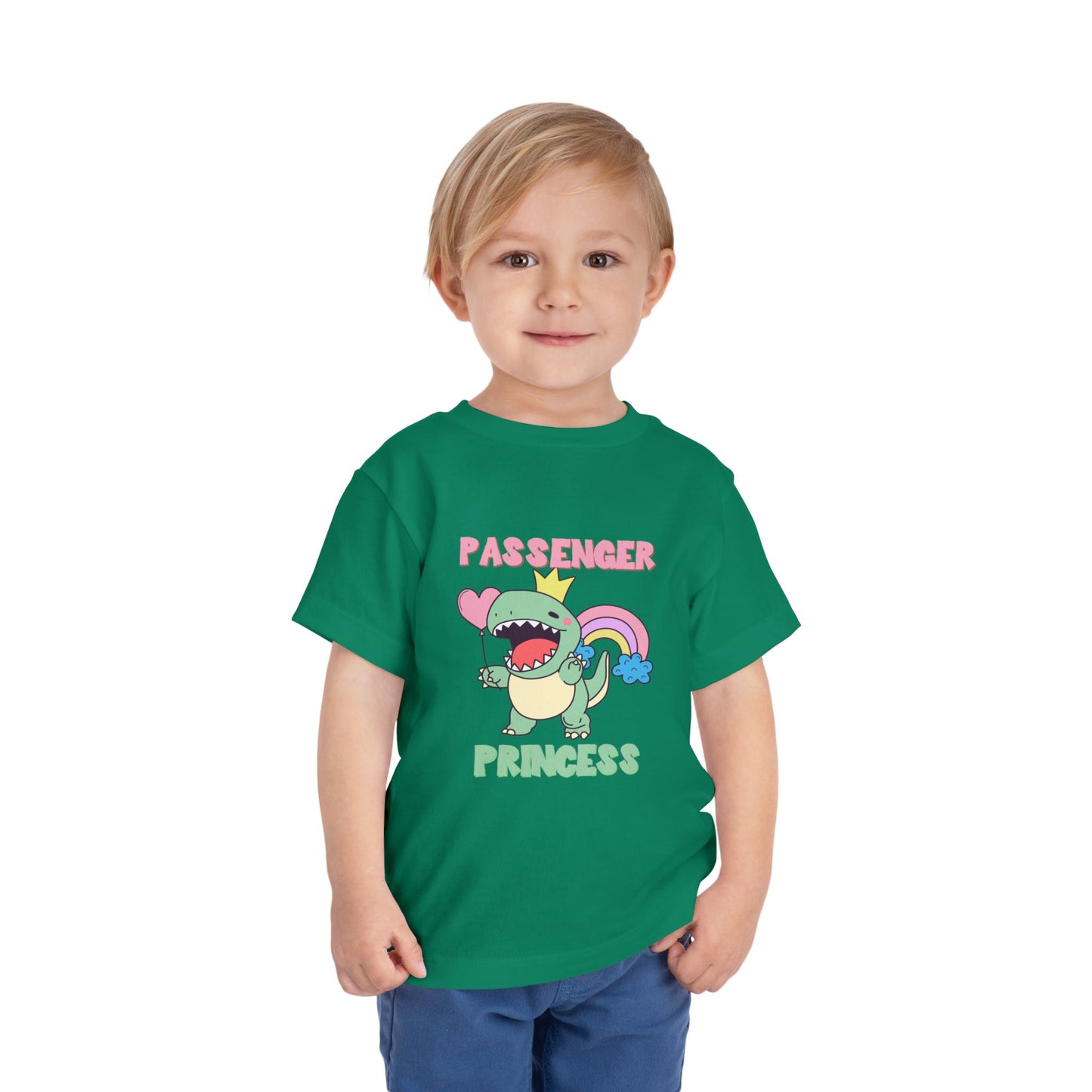 Passenger Princess Rex Toddler Size T-Shirt for kids who love dinosaurs