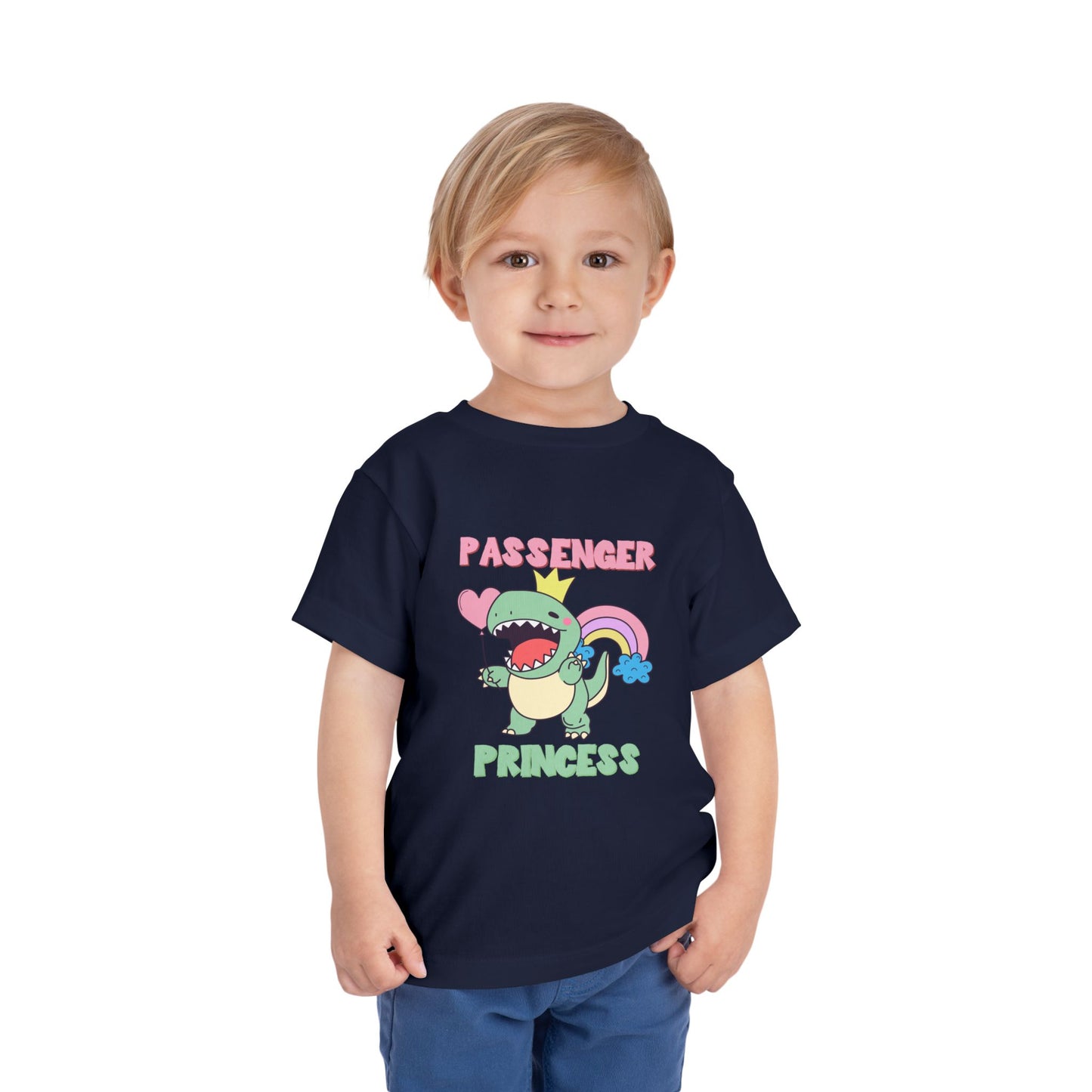 Passenger Princess Rex Toddler Size T-Shirt for kids who love dinosaurs