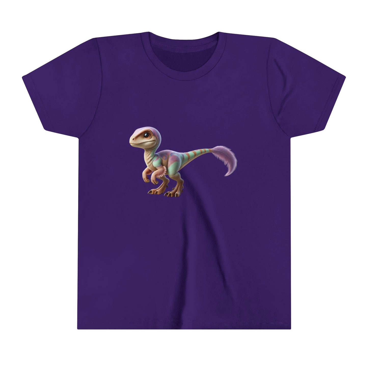 Youth Dreamy Pastel Velociraptor Tee β Soft & Stylish Dino Vibes in Lavender & Mint! π¦ππΏ - Unisex Jersey Short Sleeve Tee Super Comfy Dino T-Shirt Gift