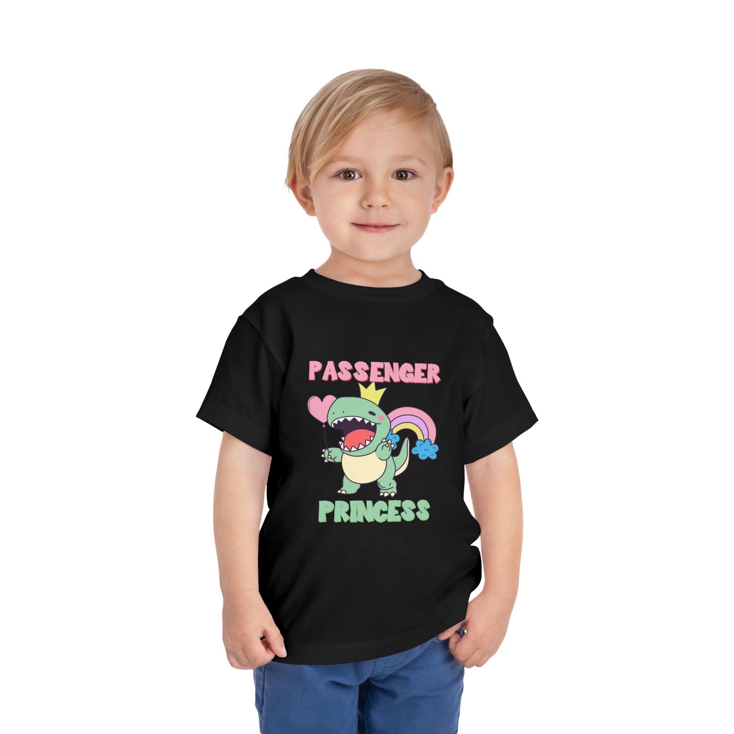 Passenger Princess Rex Toddler Size T-Shirt for kids who love dinosaurs