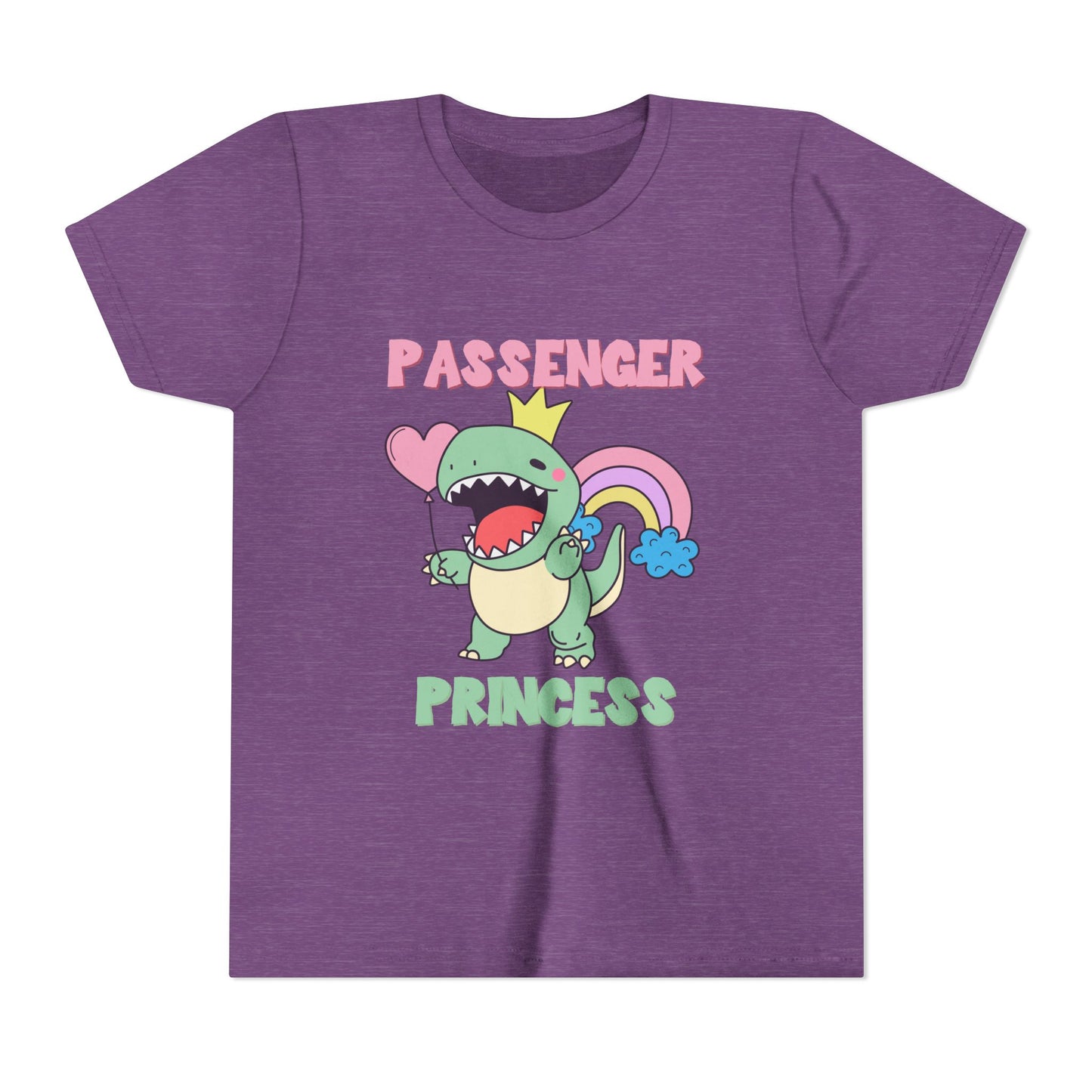 Passenger Princess Rex Youth Size T-Shirt for kids who love dinosaurs