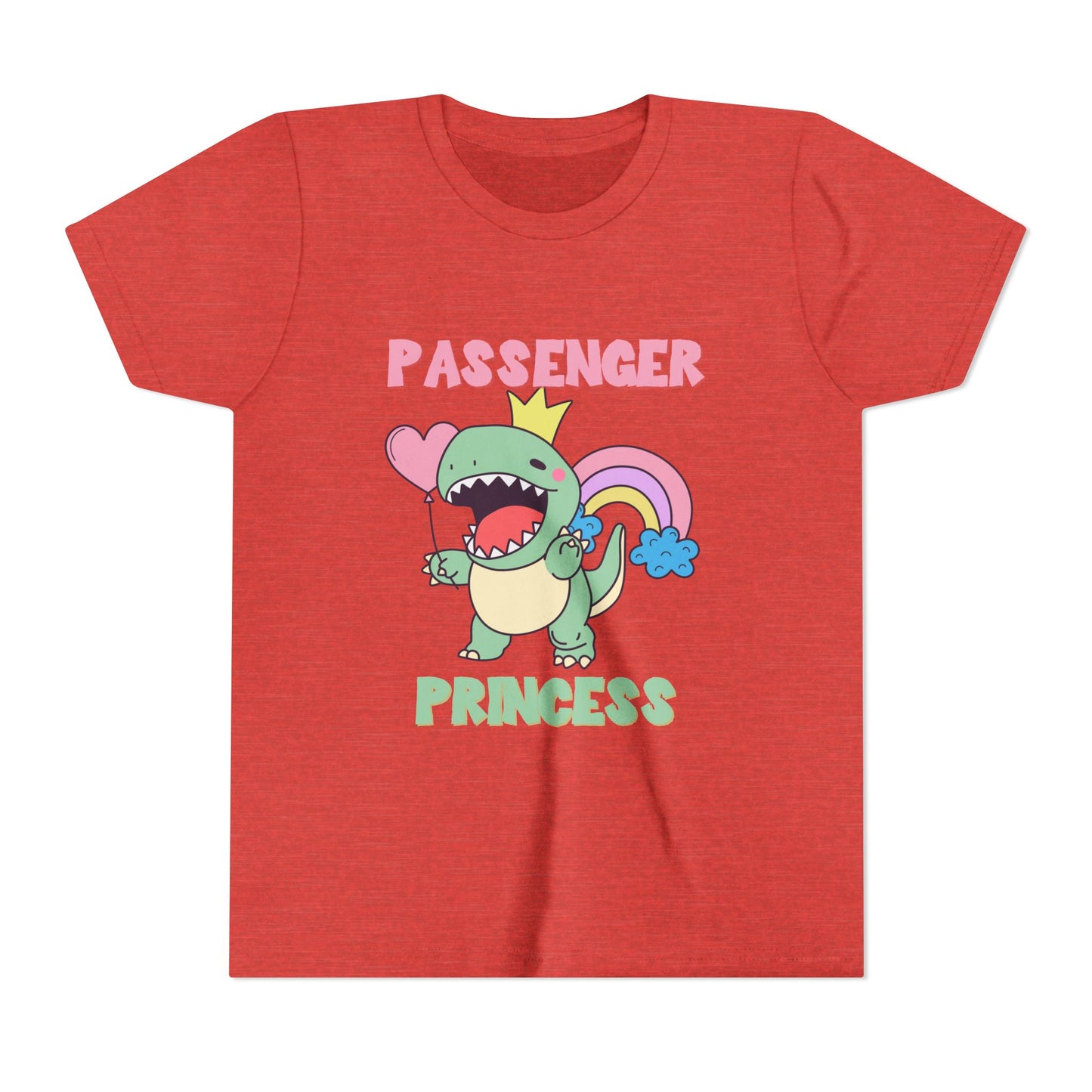 Passenger Princess Rex Youth Size T-Shirt for kids who love dinosaurs