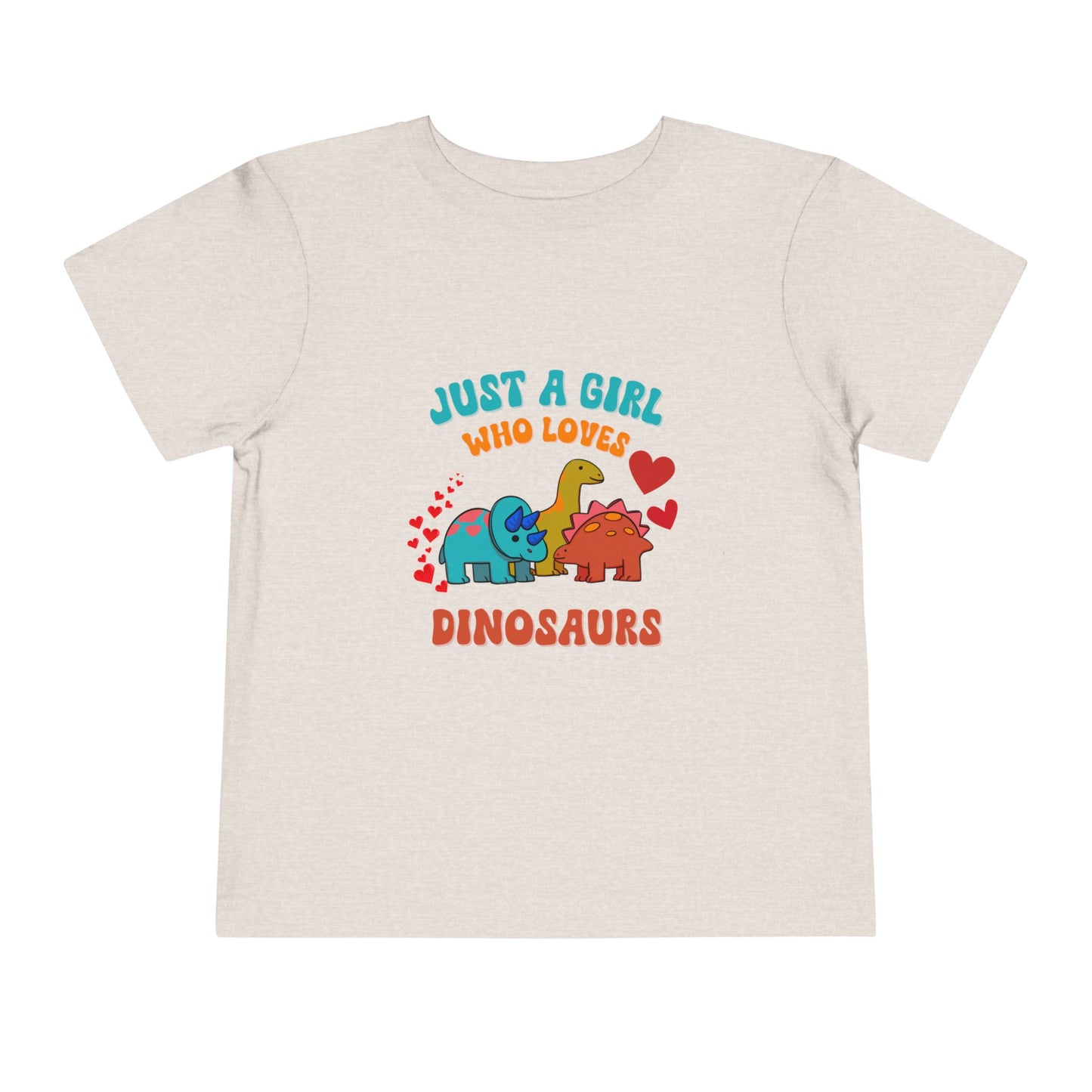 Just a Girl Who Loves Dinosaurs Toddler Size T-Shirt Stem children who Love Dinosaurs Tshirts