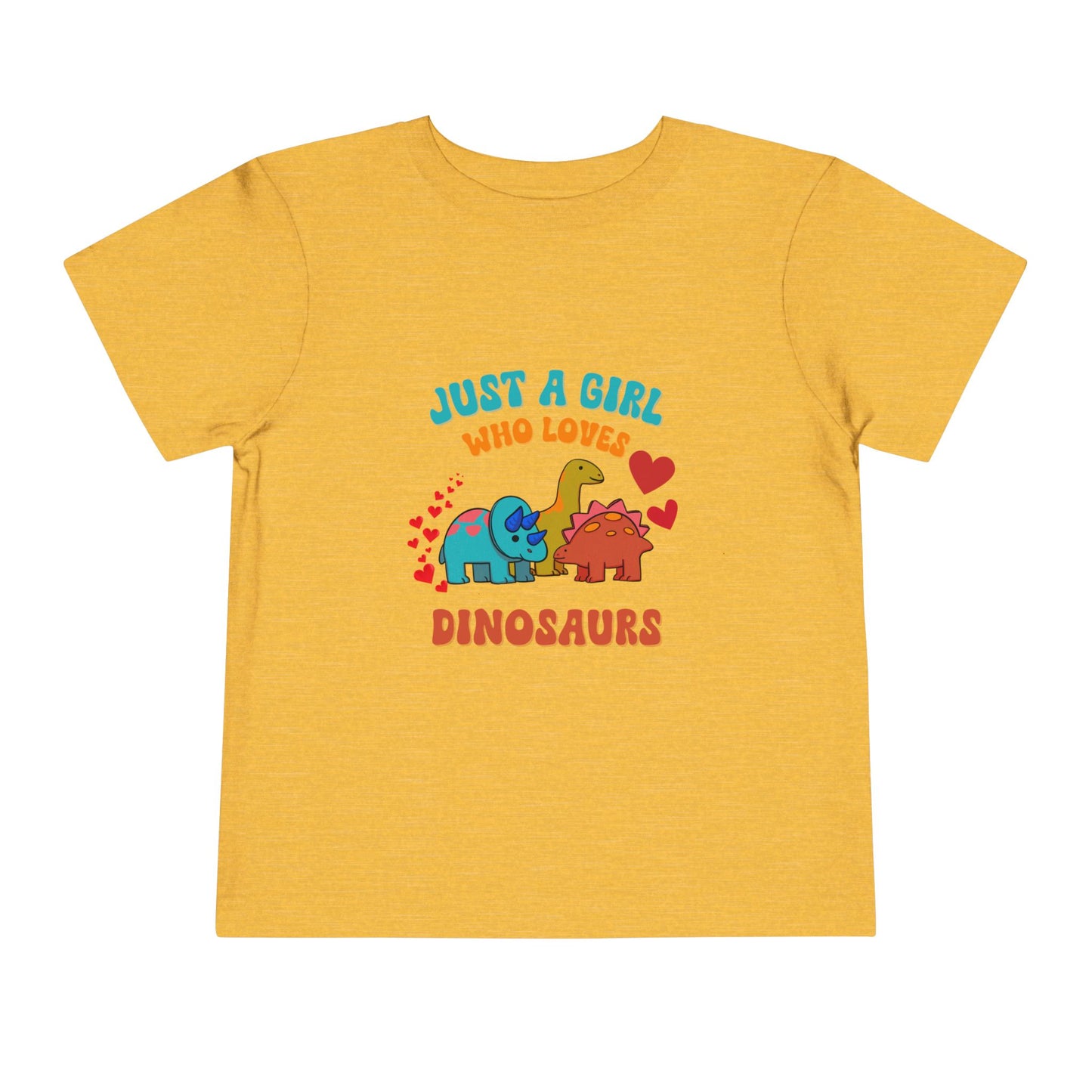 Just a Girl Who Loves Dinosaurs Toddler Size T-Shirt Stem children who Love Dinosaurs Tshirts
