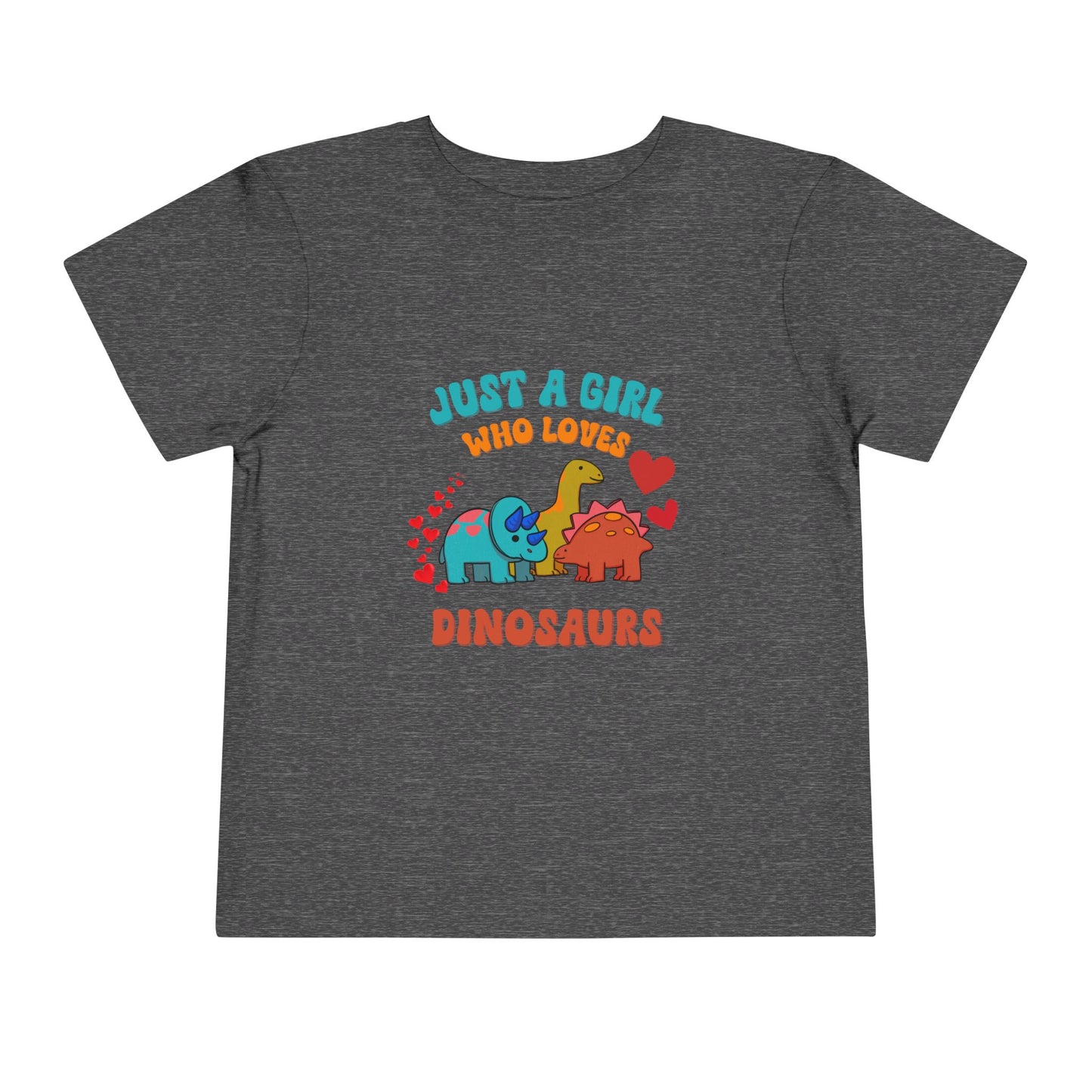 Just a Girl Who Loves Dinosaurs Toddler Size T-Shirt Stem children who Love Dinosaurs Tshirts