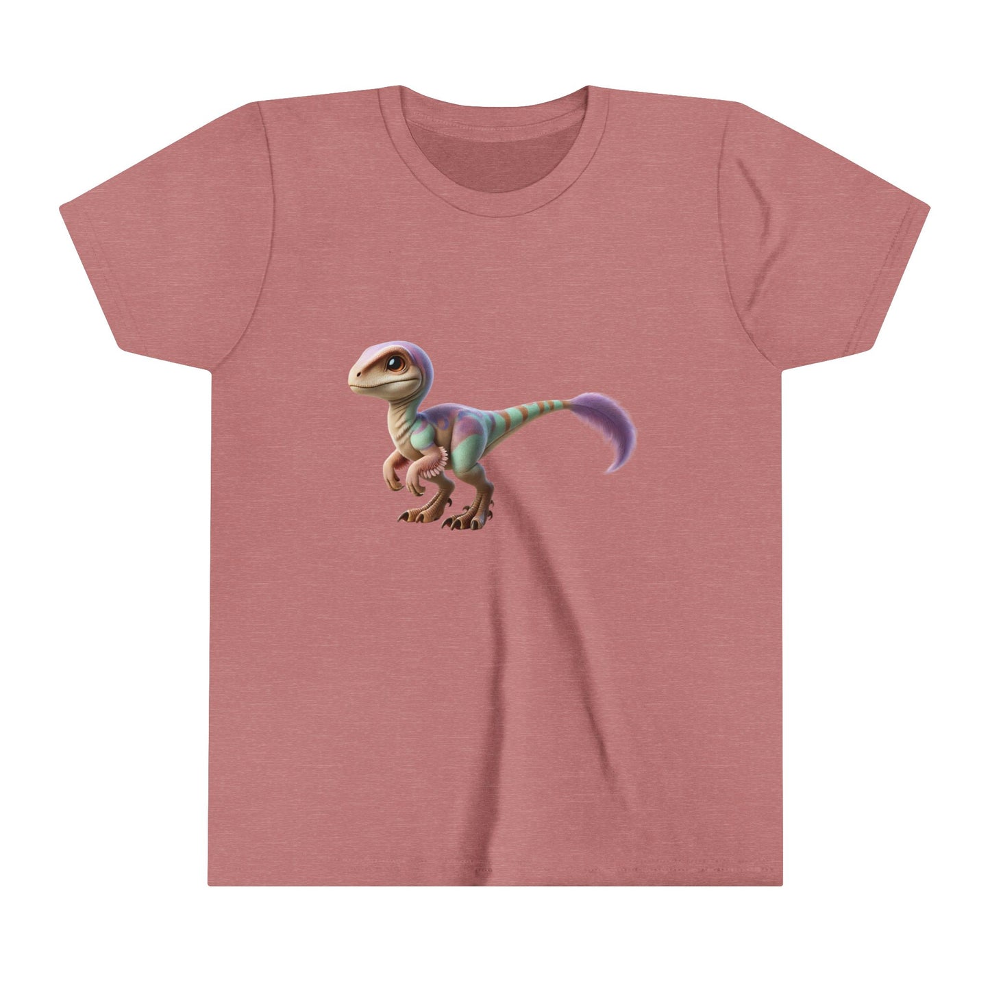 Youth Dreamy Pastel Velociraptor Tee β Soft & Stylish Dino Vibes in Lavender & Mint! π¦ππΏ - Unisex Jersey Short Sleeve Tee Super Comfy Dino T-Shirt Gift