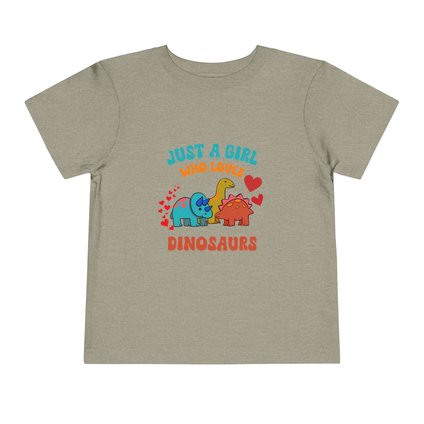 Just a Girl Who Loves Dinosaurs Toddler Size T-Shirt Stem children who Love Dinosaurs Tshirts