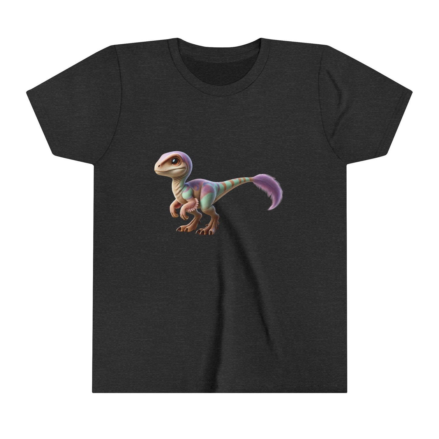 Youth Dreamy Pastel Velociraptor Tee β Soft & Stylish Dino Vibes in Lavender & Mint! π¦ππΏ - Unisex Jersey Short Sleeve Tee Super Comfy Dino T-Shirt Gift