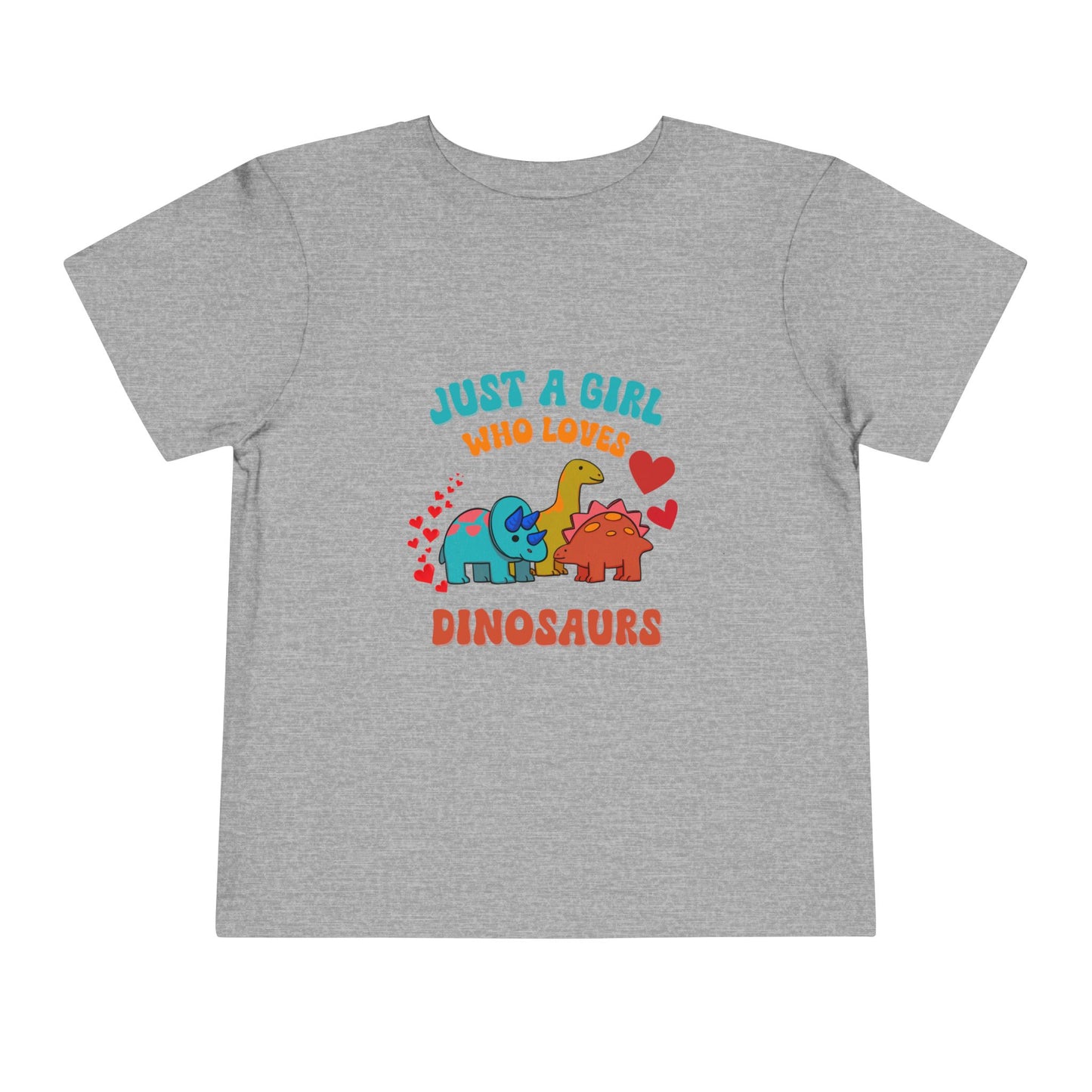 Just a Girl Who Loves Dinosaurs Toddler Size T-Shirt Stem children who Love Dinosaurs Tshirts
