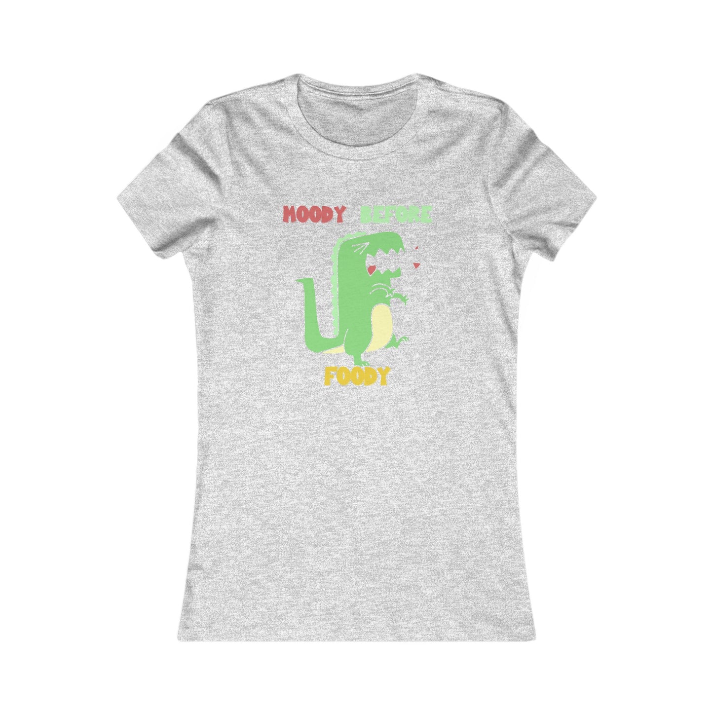Moody Before Foody Cute Dino T Shirt