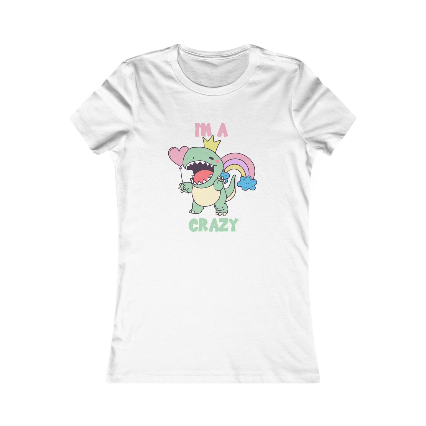 Crazy Cretaceous Cutie Womens fit Short Sleeve Tee