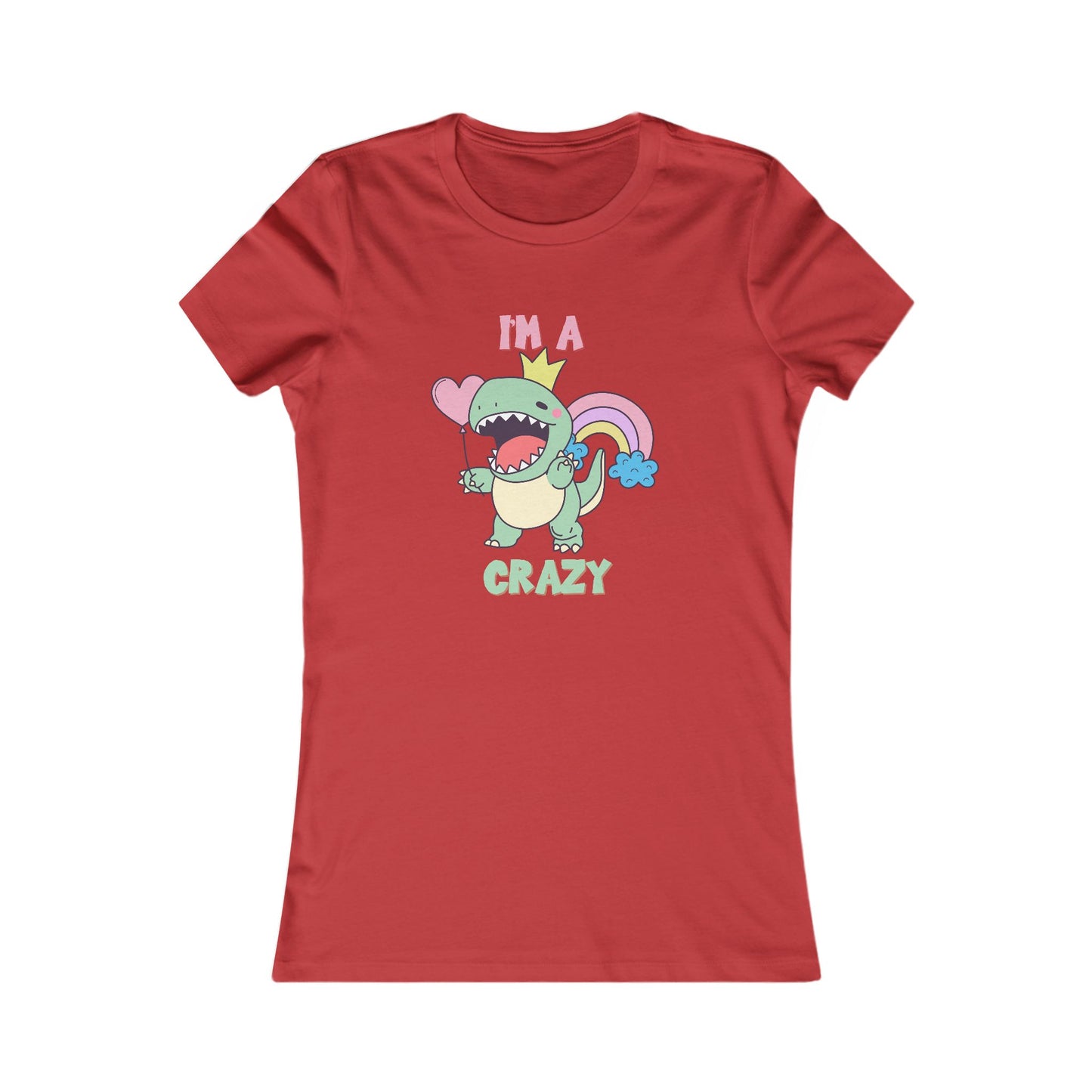 Crazy Cretaceous Cutie Womens fit Short Sleeve Tee