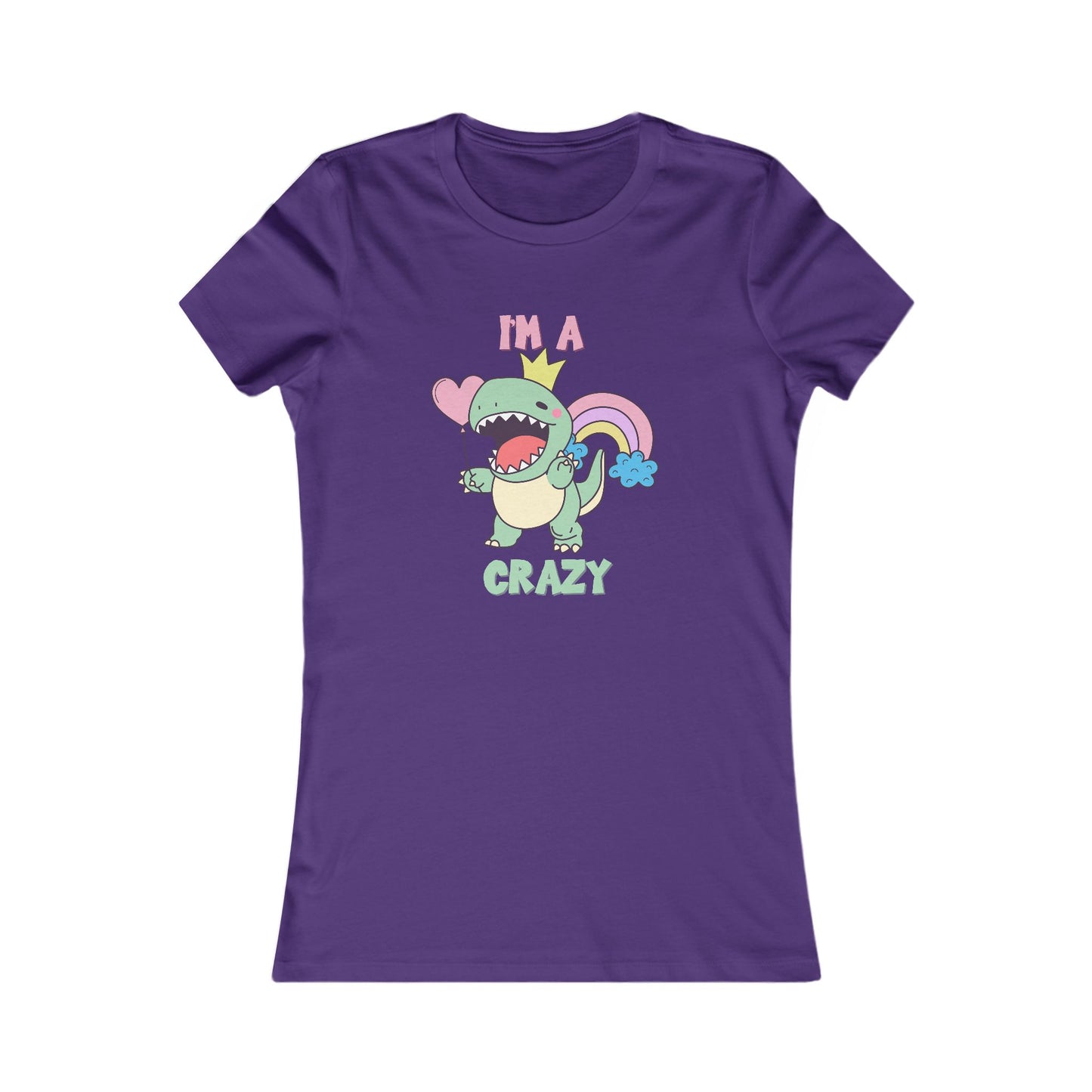 Crazy Cretaceous Cutie Womens fit Short Sleeve Tee