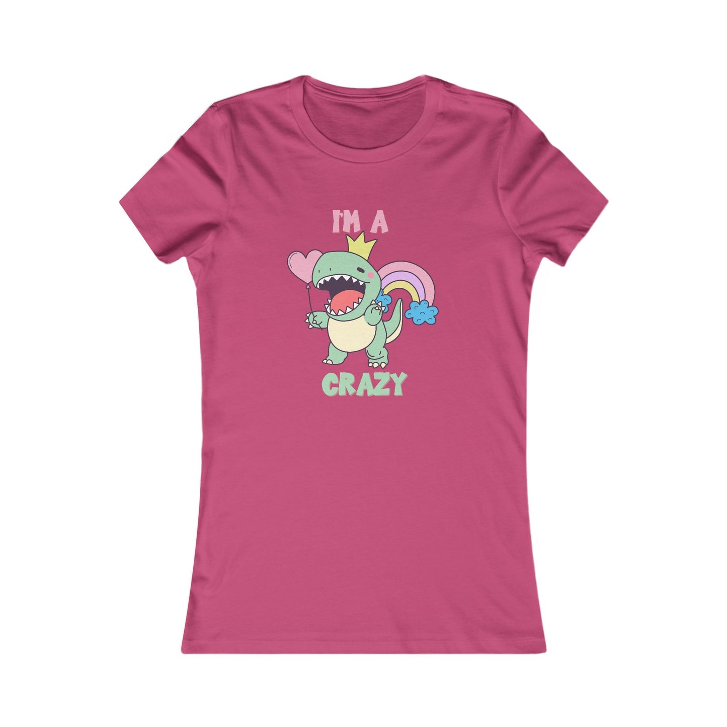 Crazy Cretaceous Cutie Womens fit Short Sleeve Tee