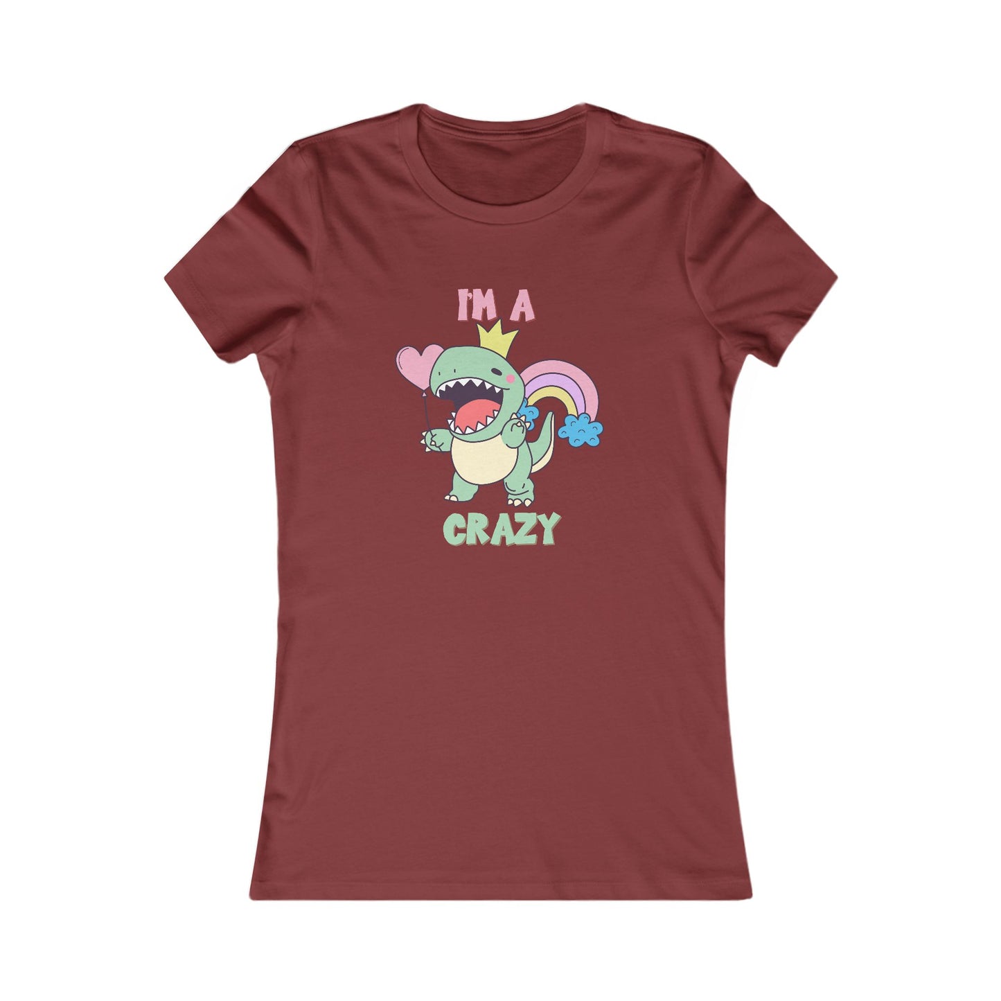 Crazy Cretaceous Cutie Womens fit Short Sleeve Tee