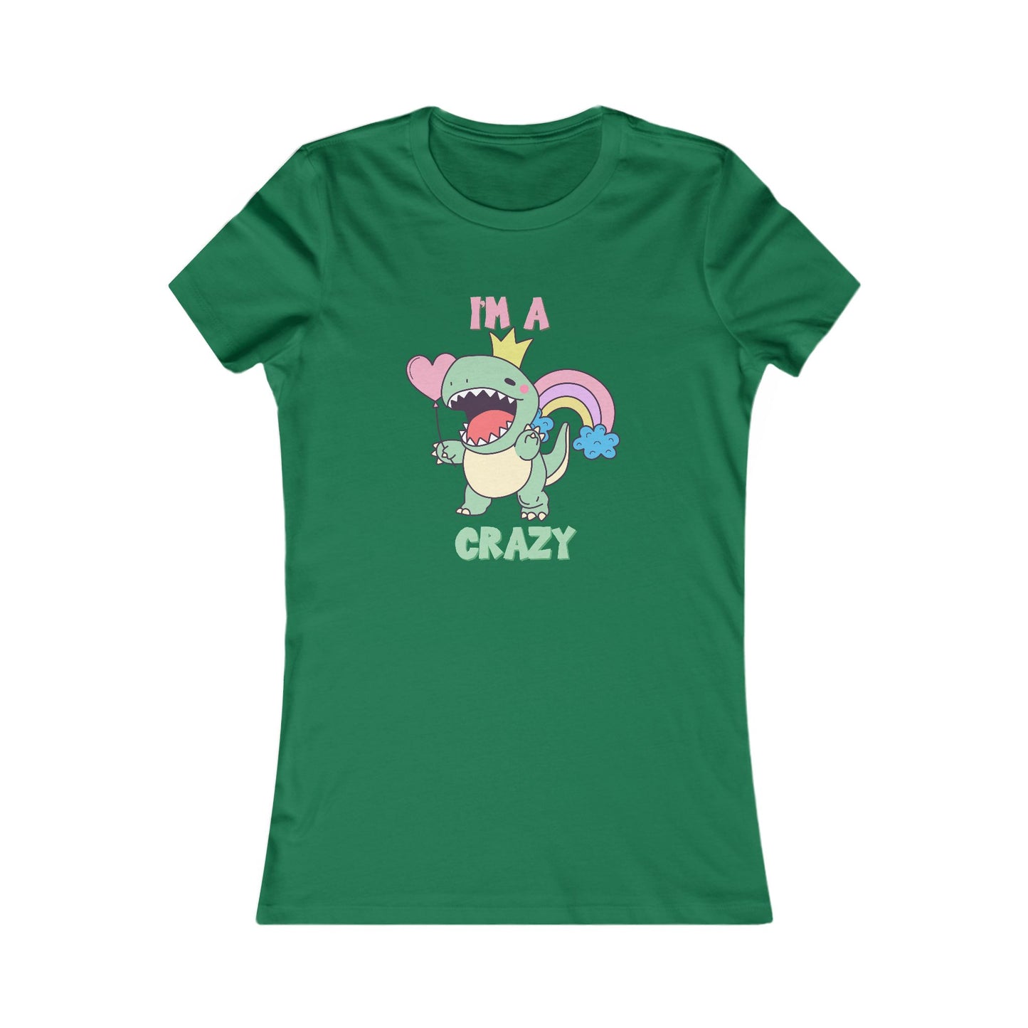 Crazy Cretaceous Cutie Womens fit Short Sleeve Tee