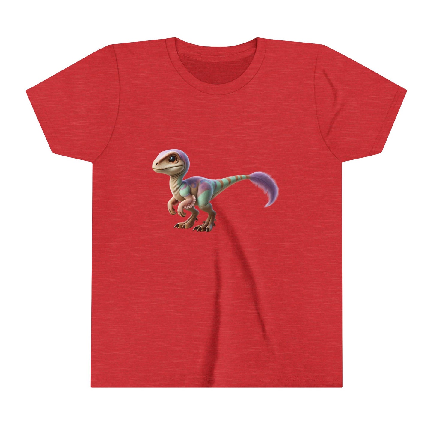 Youth Dreamy Pastel Velociraptor Tee β Soft & Stylish Dino Vibes in Lavender & Mint! π¦ππΏ - Unisex Jersey Short Sleeve Tee Super Comfy Dino T-Shirt Gift